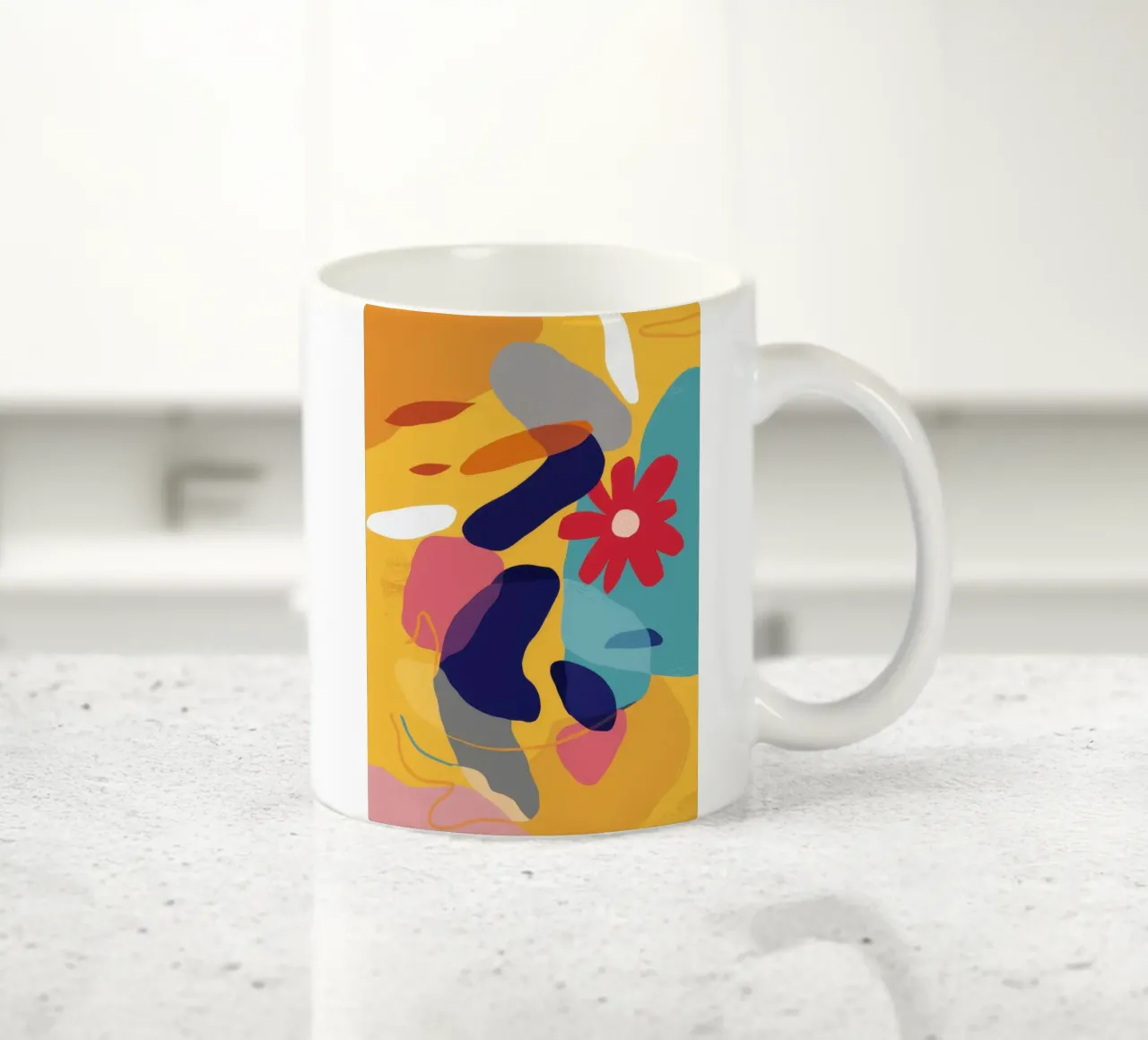 Caos gioioso in fiore tazza in ceramica da Halo Whisper