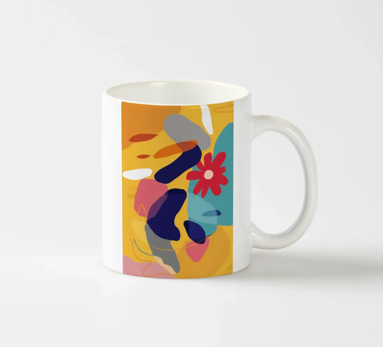Caos gioioso in fiore tazza in ceramica da Halo Whisper