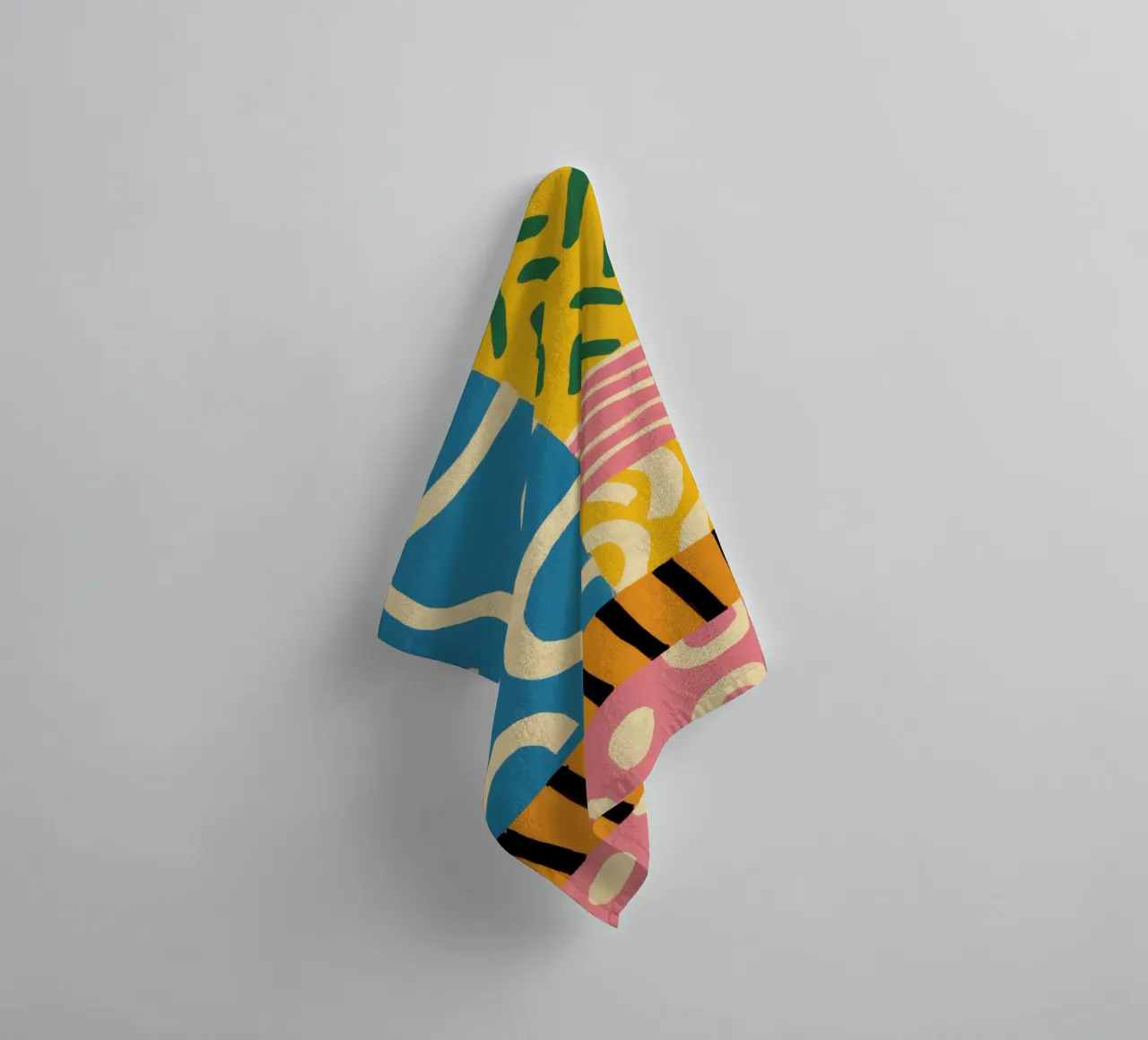 Geometric Pattern Play towel by Halo Whisper