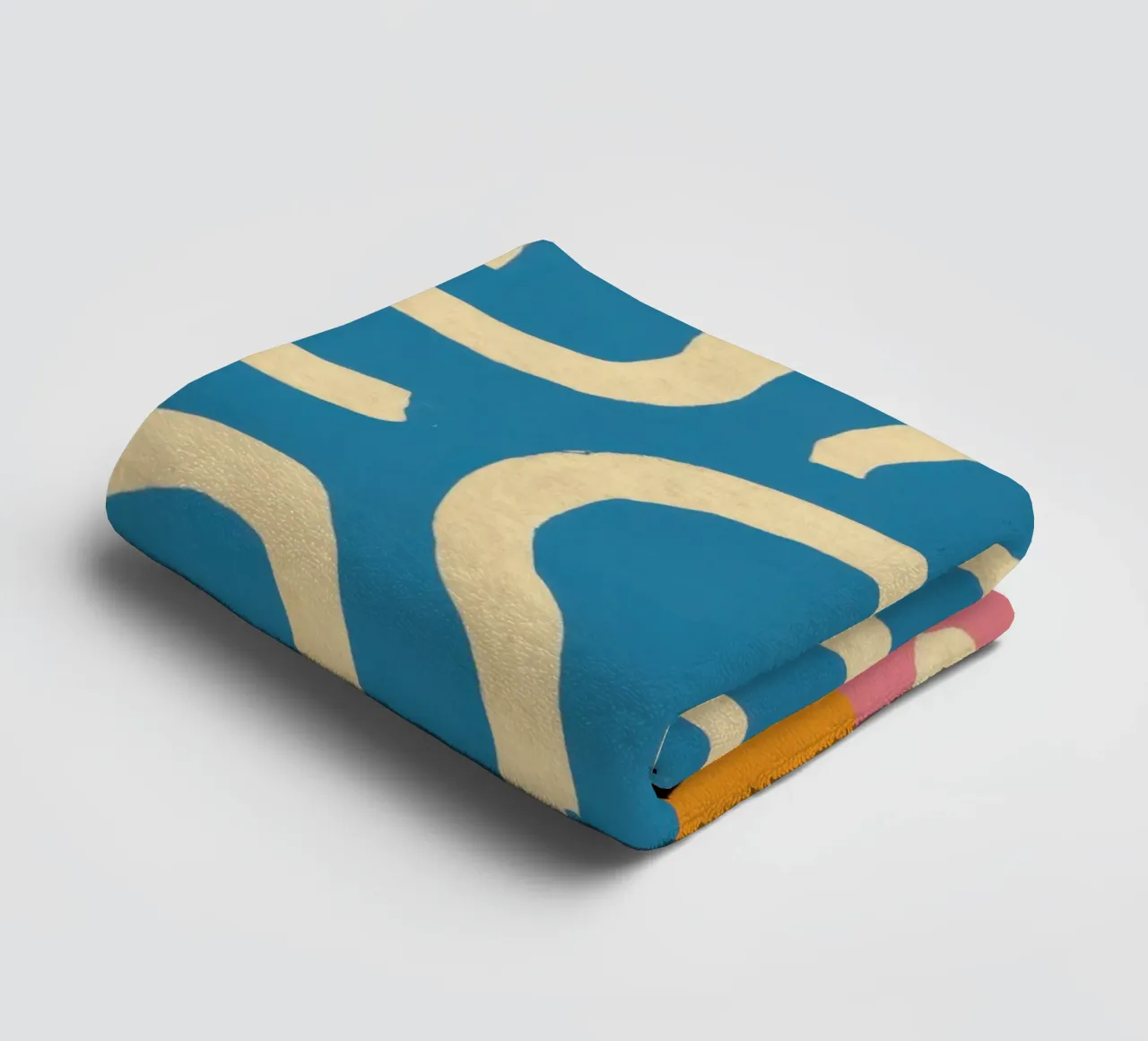 Geometric Pattern Play towel by Halo Whisper