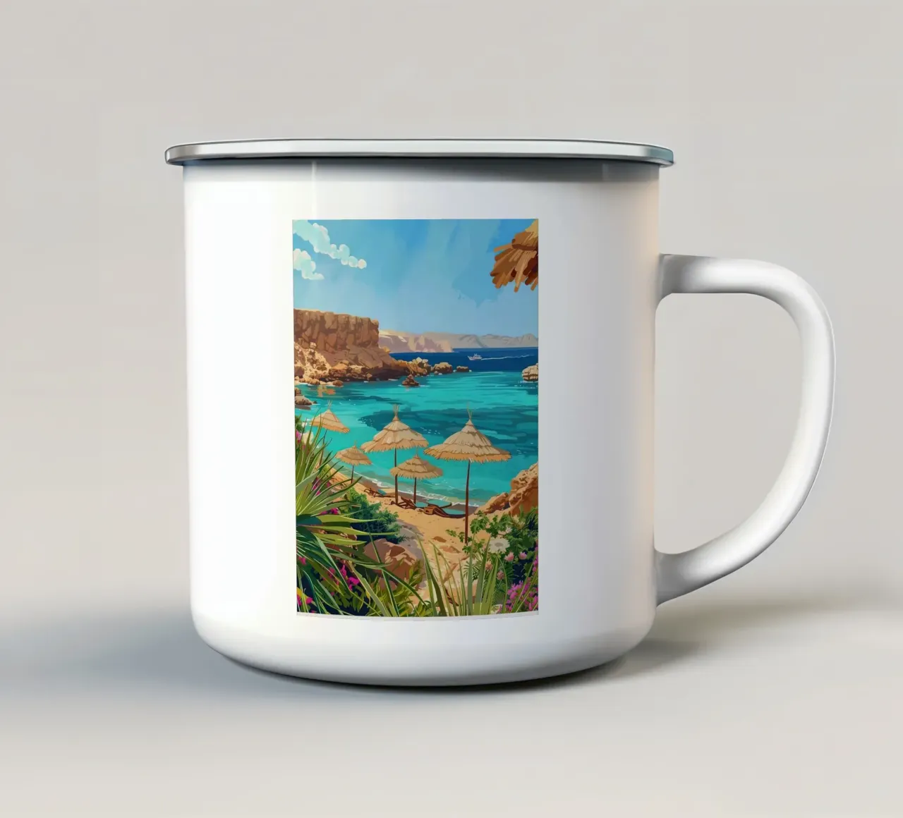 Sharm El-Sheikh tazza in smalto da Travel