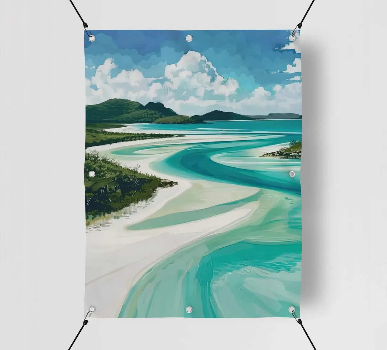 Isola di Hamilton telo in pvc da Travel