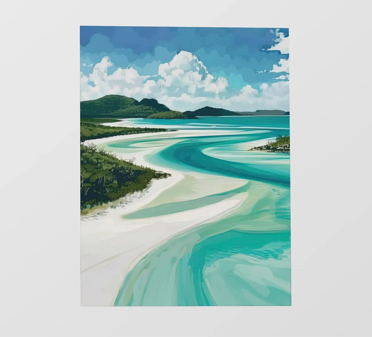 Isola di Hamilton telo in pvc da Travel