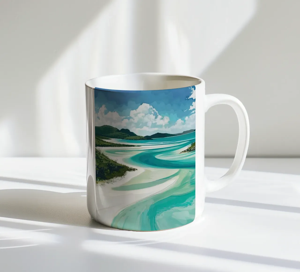 Isola di Hamilton tazza in ceramica da Travel