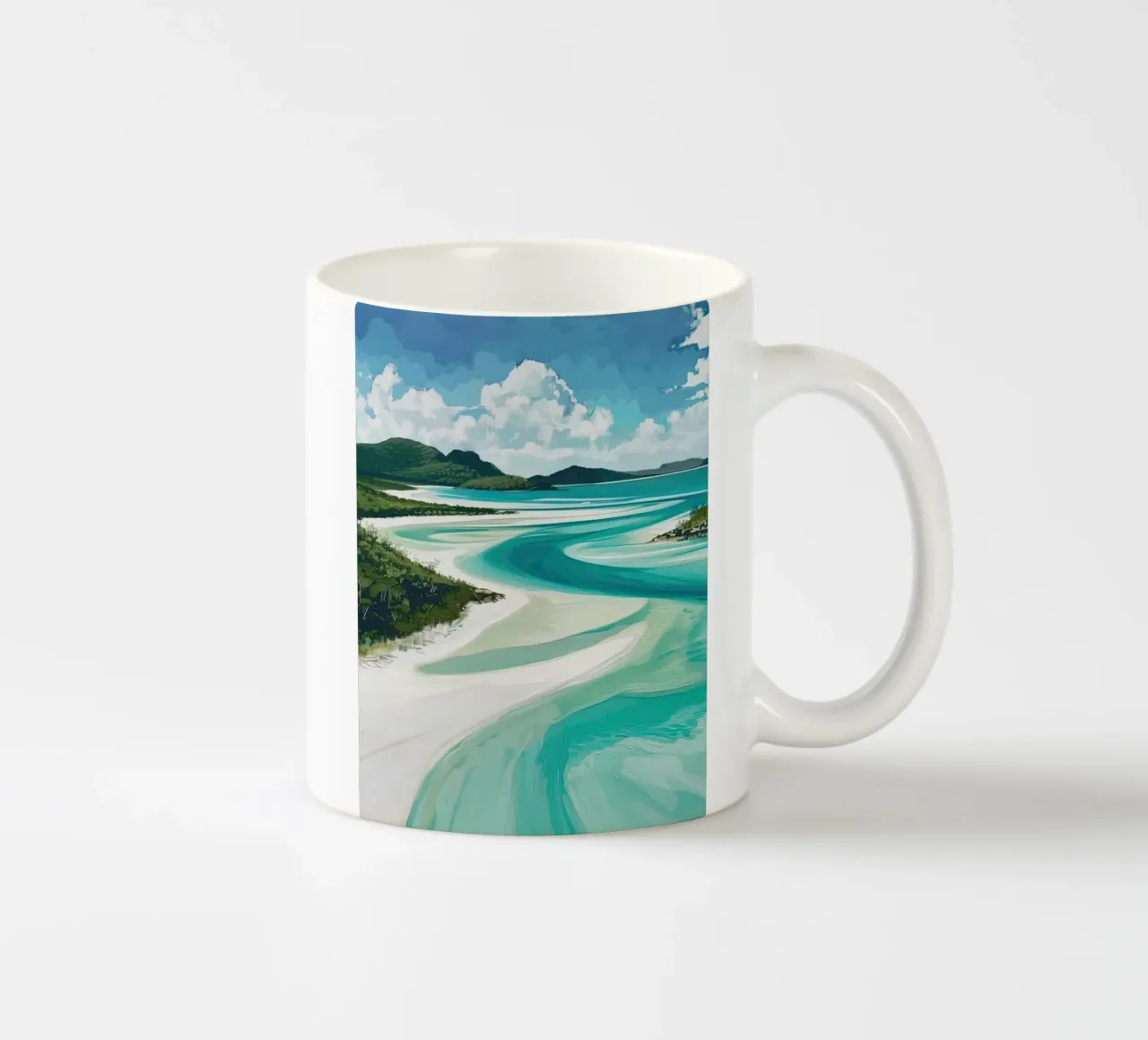 Isola di Hamilton tazza in ceramica da Travel