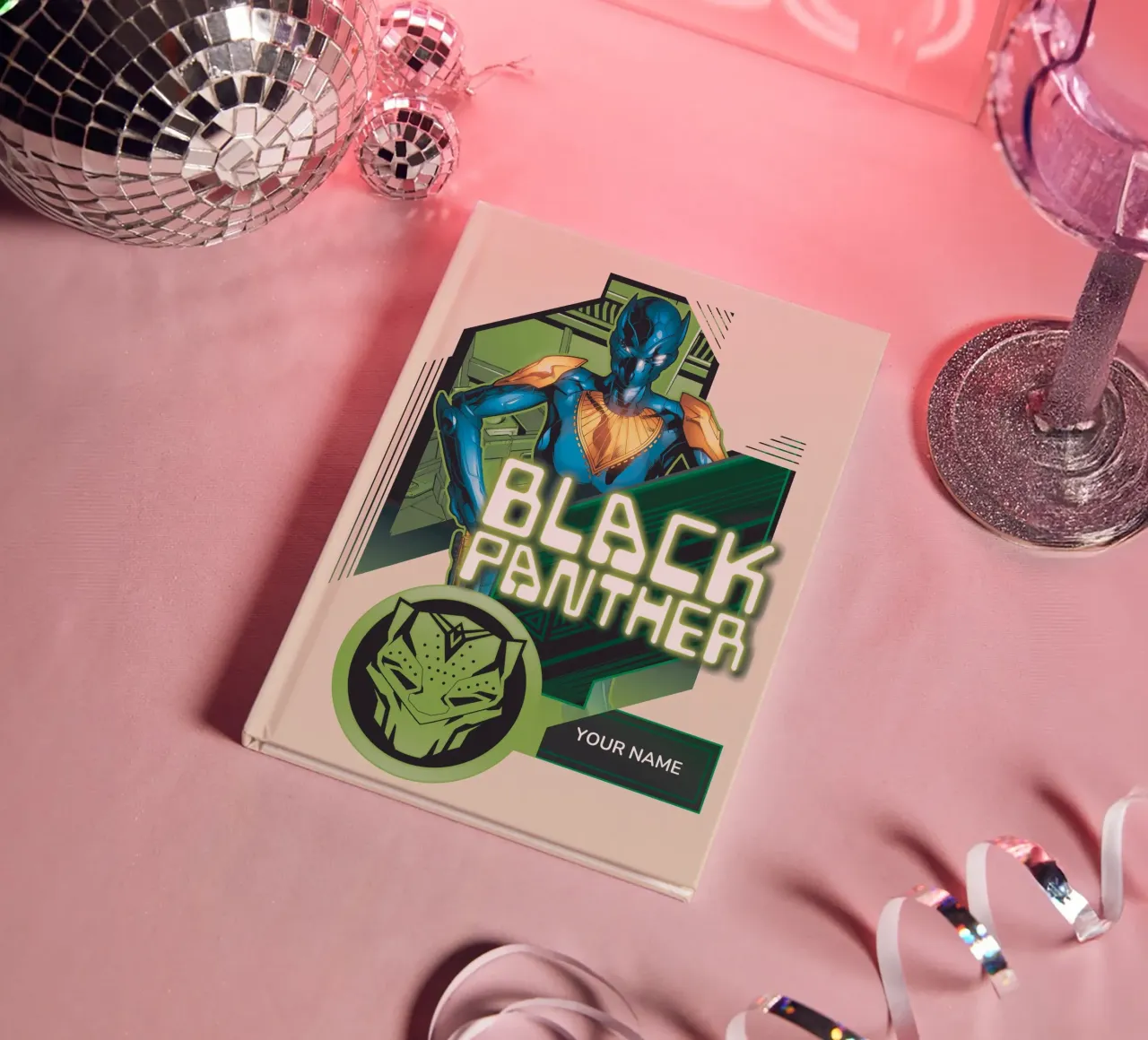 Black Panther - Notebook notitieboek van MARVEL Designs by JUNIQE