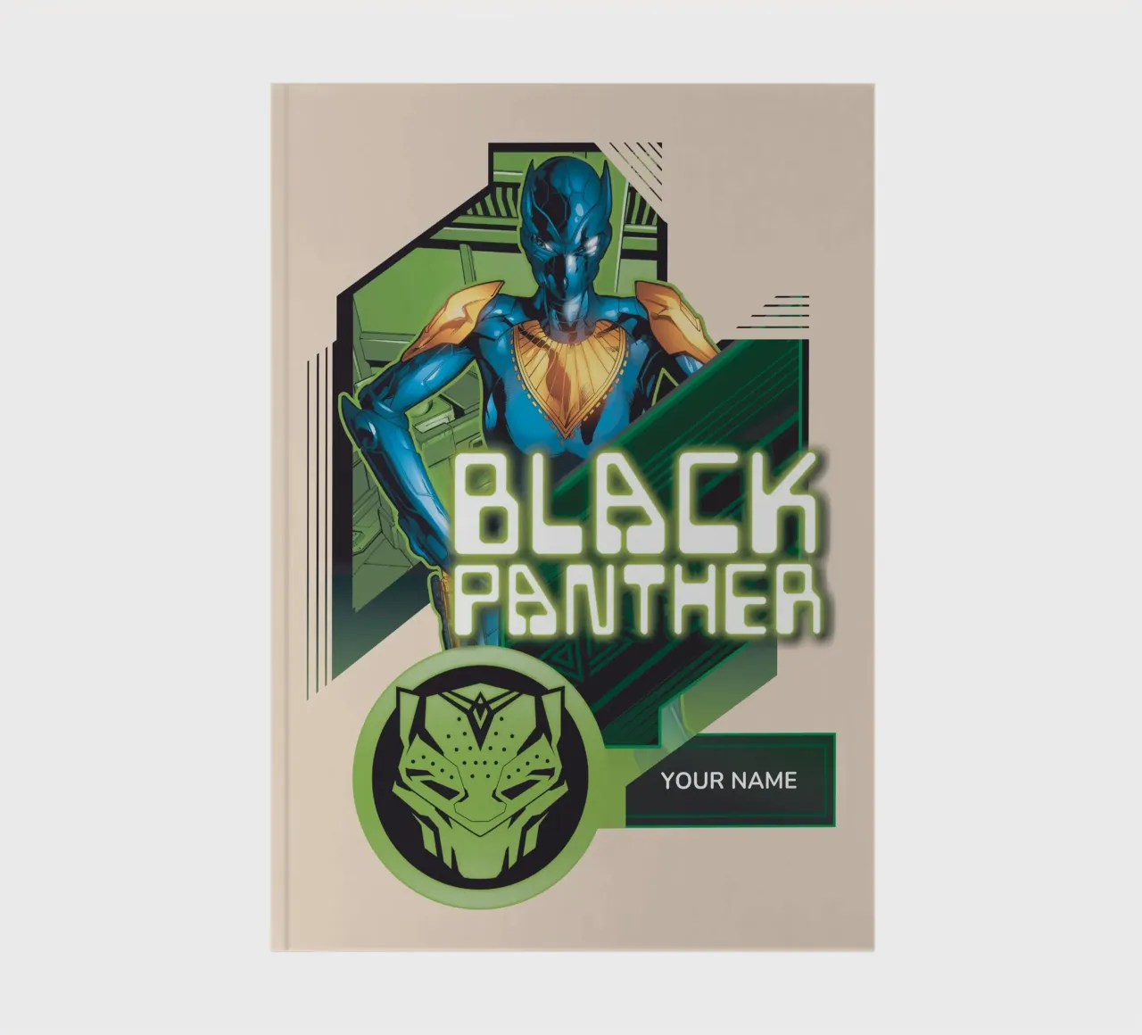 Black Panther - Notebook notitieboek van MARVEL Designs by JUNIQE