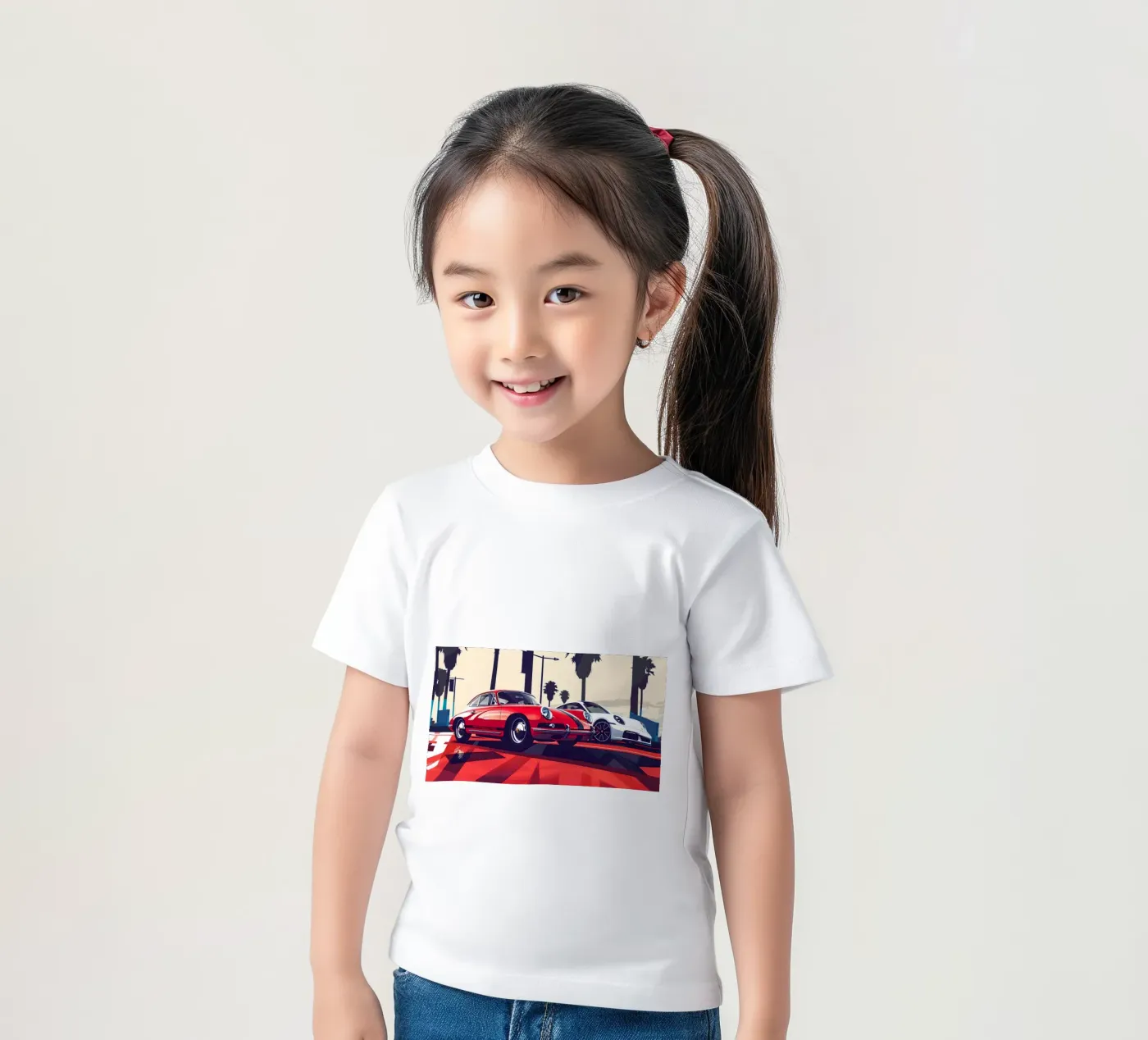 Die 911 Evolution Kinder T-Shirt von M-Ulrich-Digital Art