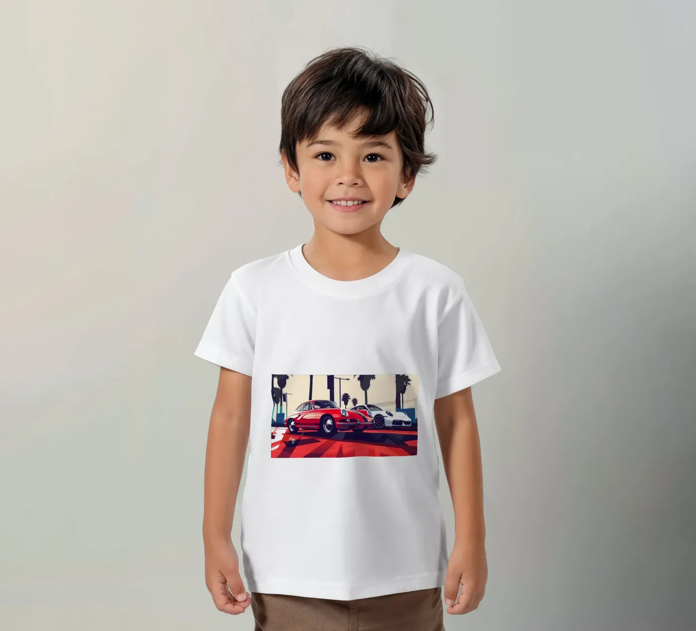 Die 911 Evolution Kinder T-Shirt von M-Ulrich-Digital Art