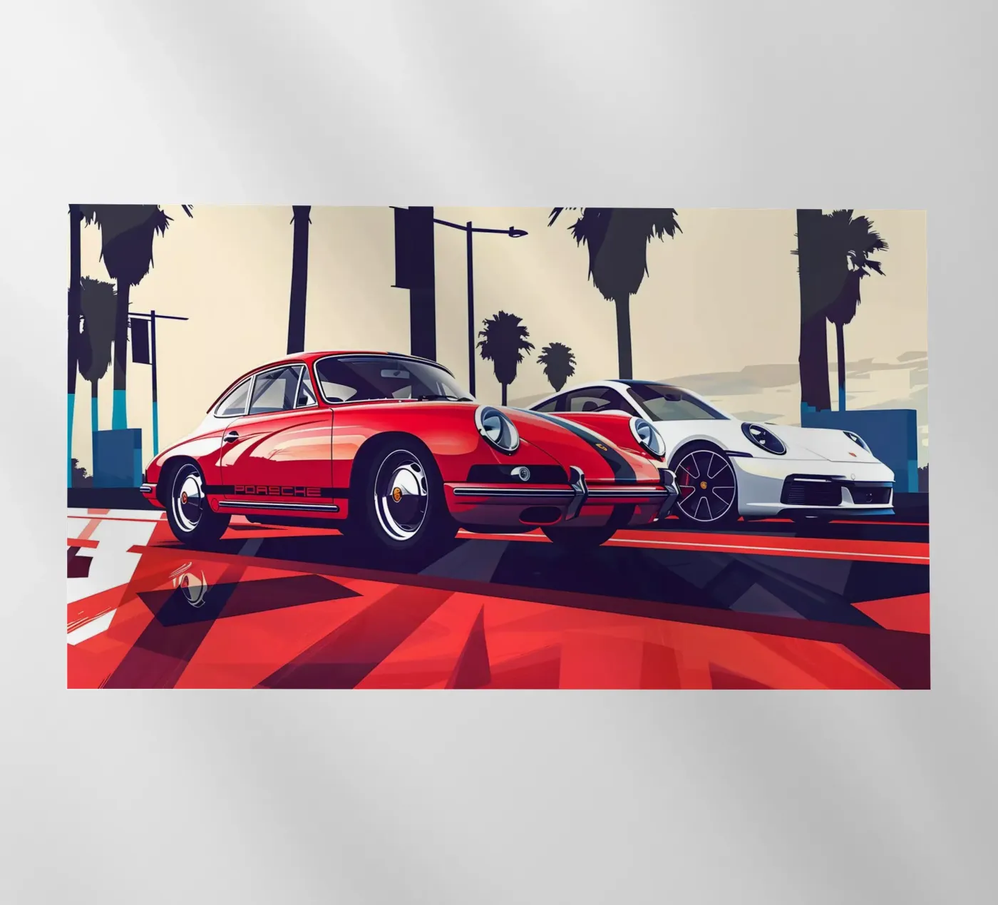 Die 911 Evolution Backlit Folie von M-Ulrich-Digital Art