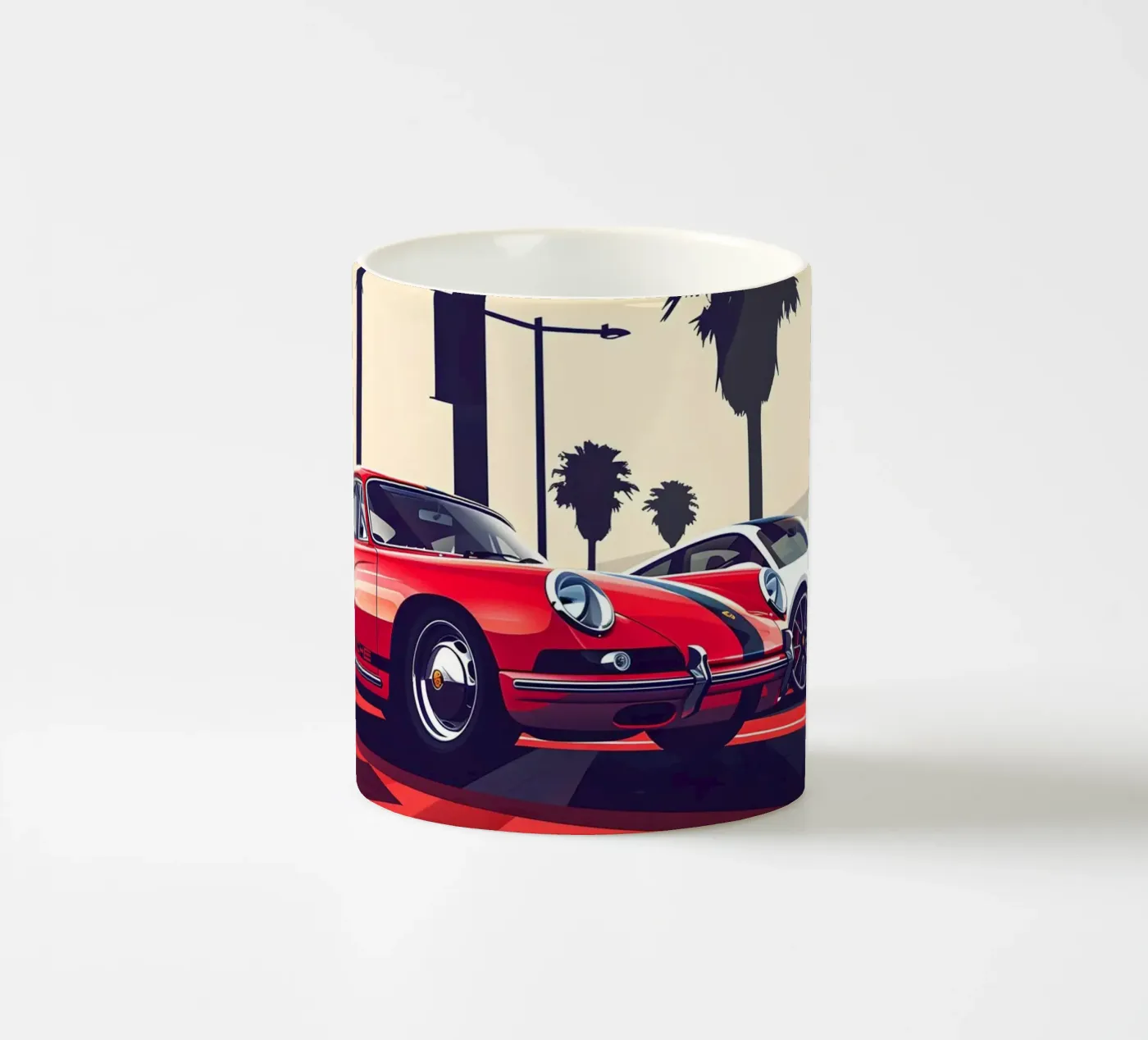 The 911 evolution ceramic mug by M-Ulrich-Digital Art