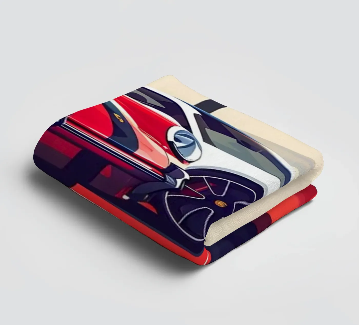 Die 911 Evolution Handtuch von M-Ulrich-Digital Art