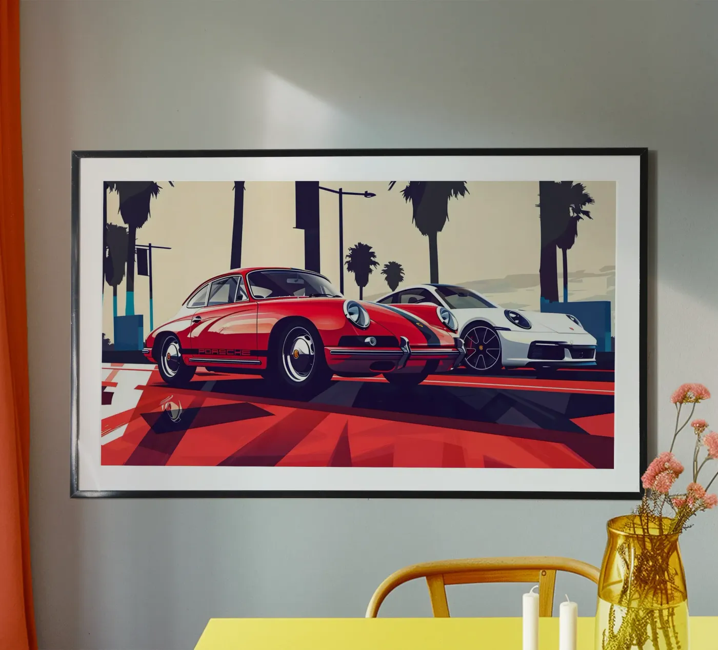 Die 911 Evolution Poster von M-Ulrich-Digital Art