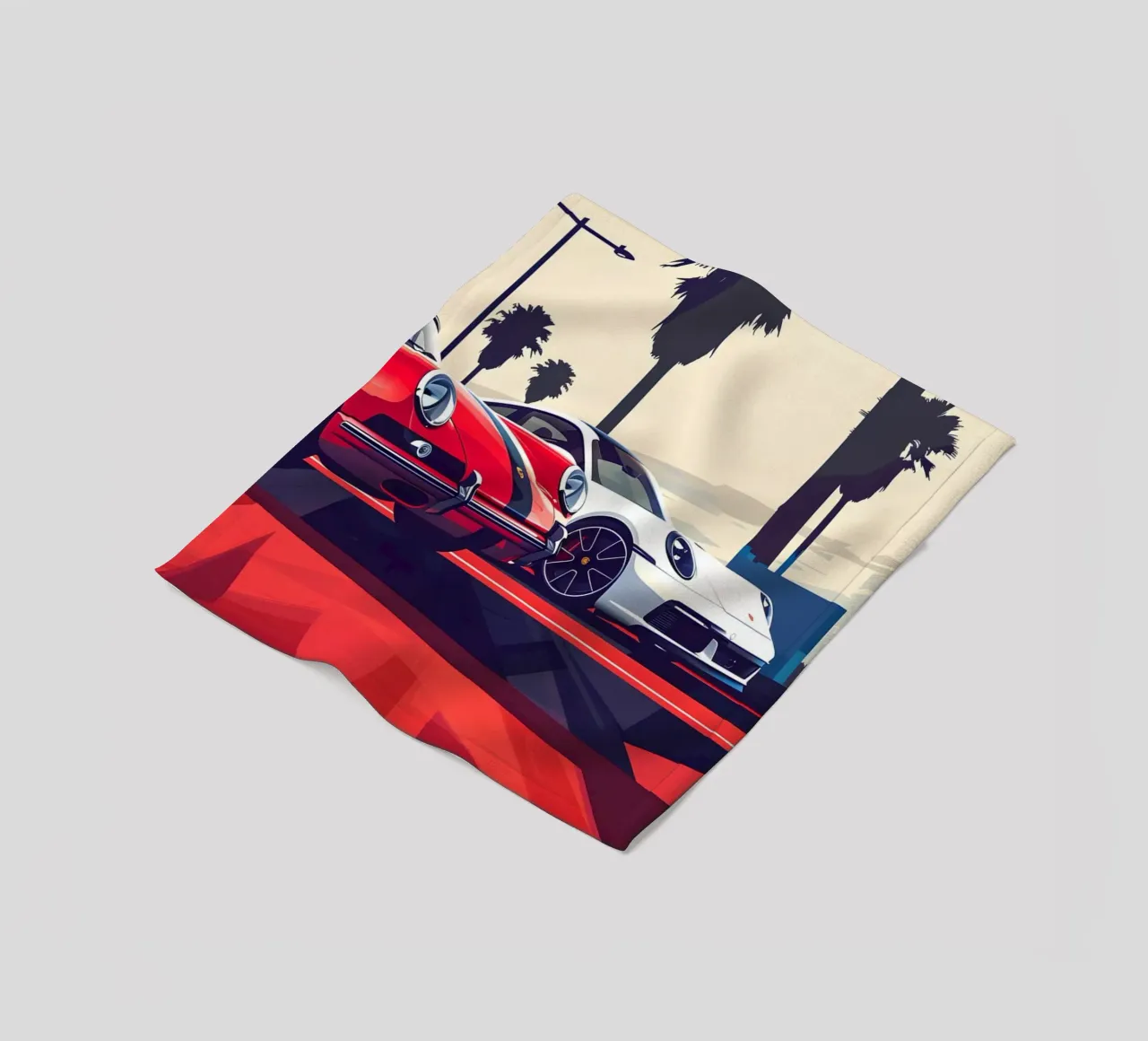 The 911 evolution fleecedeken van M-Ulrich-Digital Art