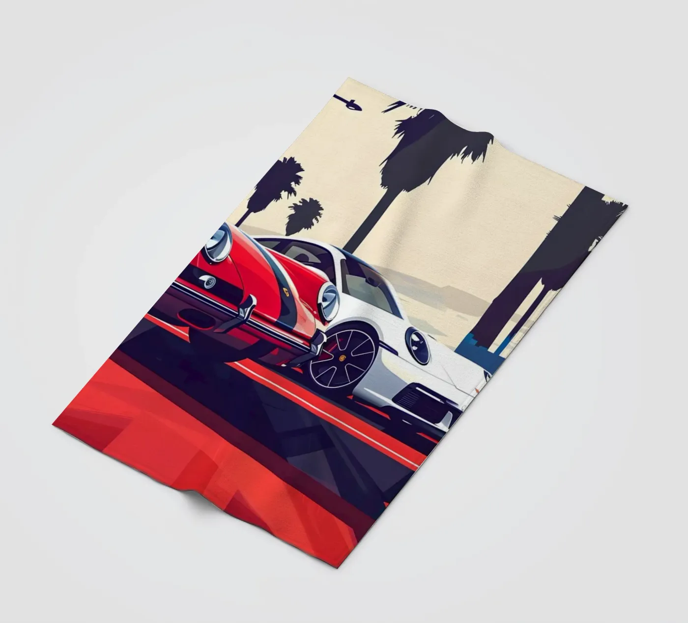 The 911 evolution Fleecedecke von M-Ulrich-Digital Art