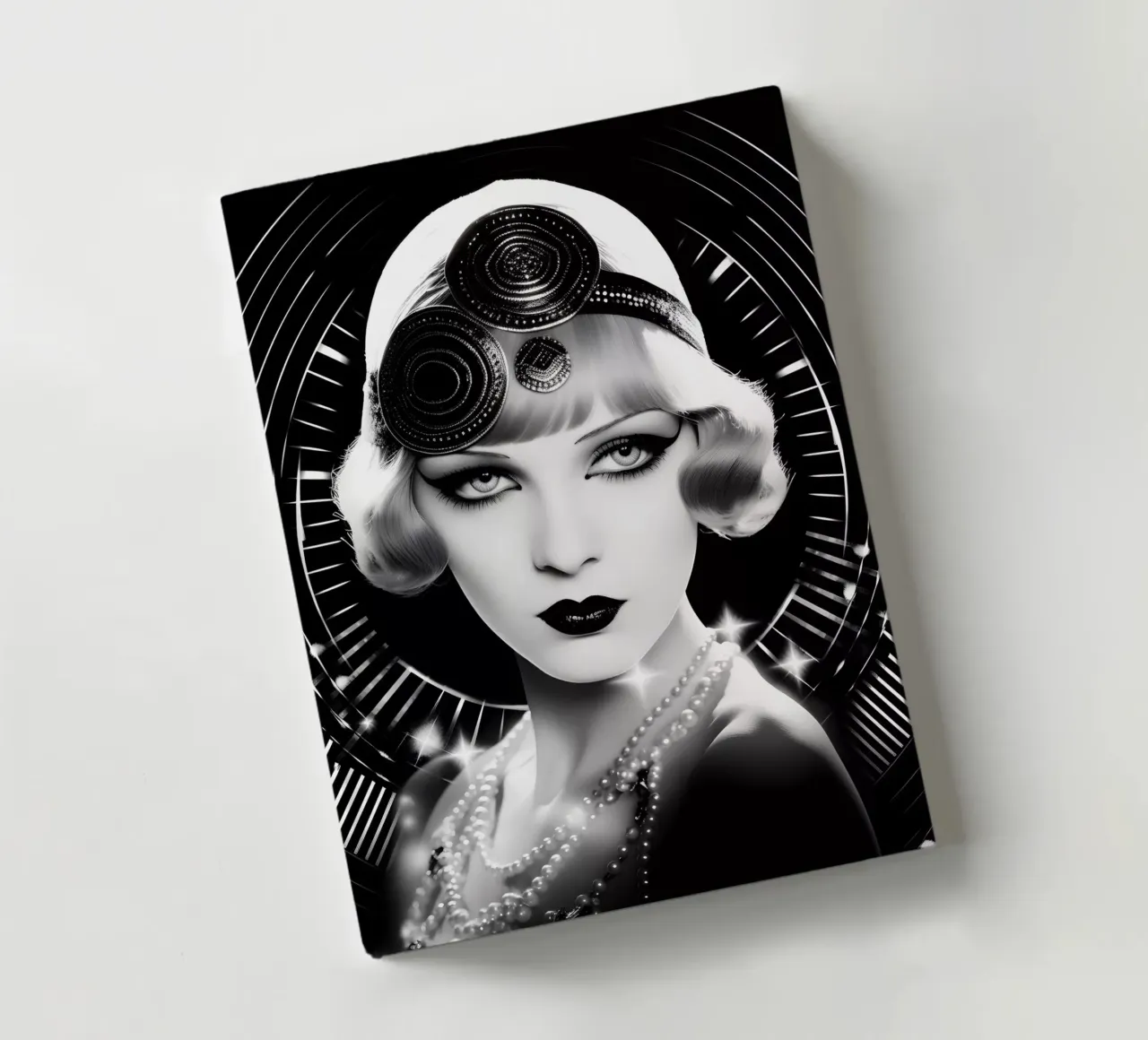 Die Metropolis Verführung Notizbuch von M-Ulrich-Digital Art
