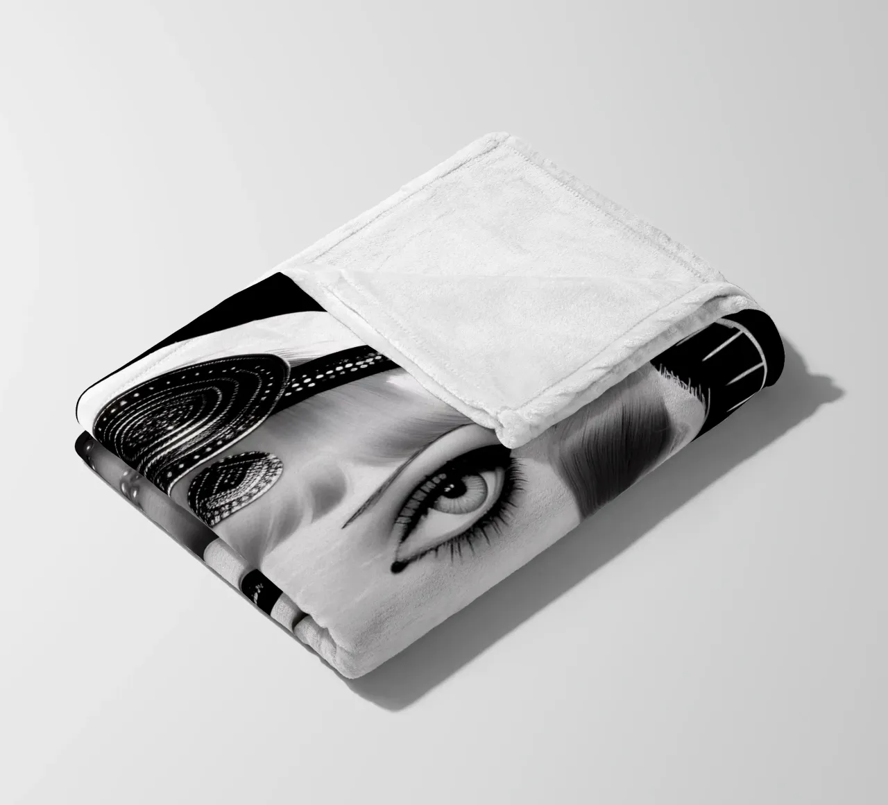 The Metropolis seduction fleece blanket by M-Ulrich-Digital Art