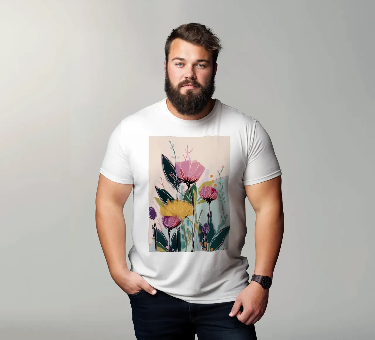 Quiet Petals on a Warm Day t-shirt da Amelie Rose