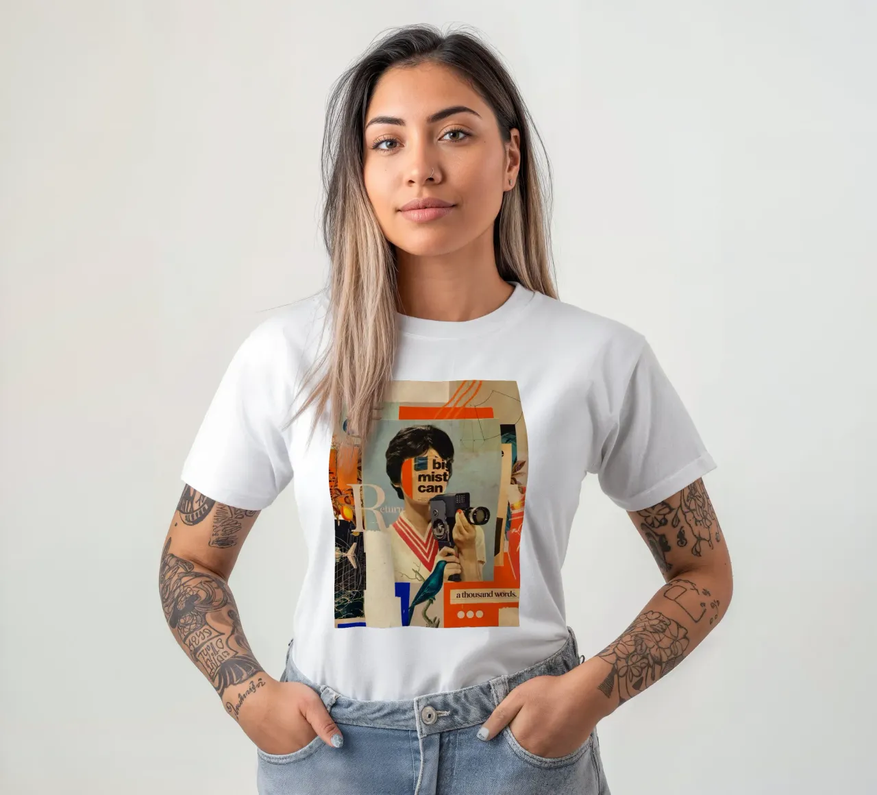 a thousand words for your return t-shirt da Frank Moth
