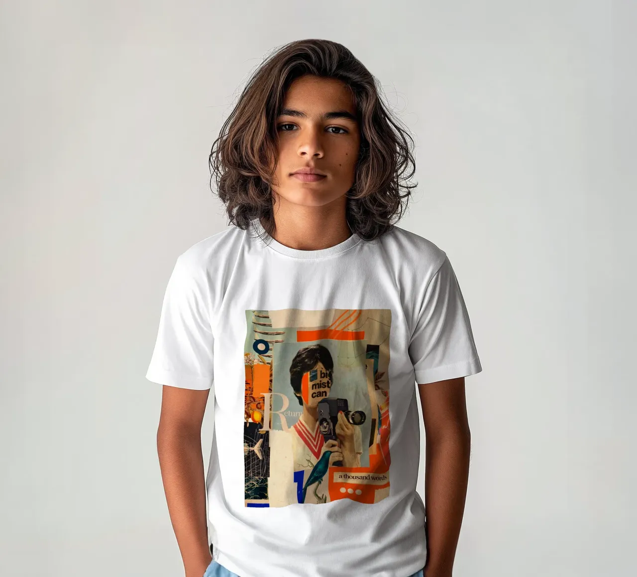 a thousand words for your return t-shirt bambini da Frank Moth