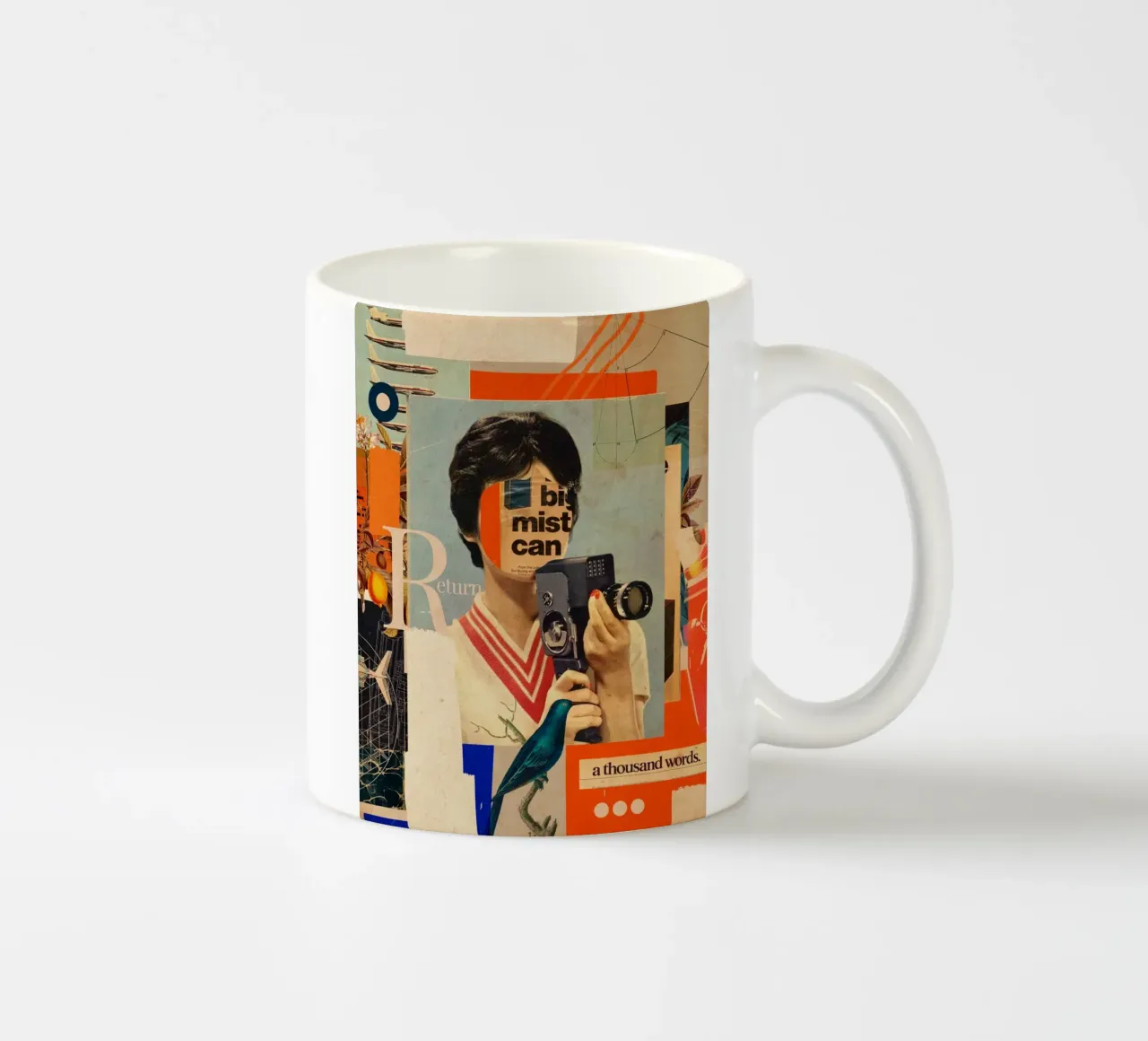 a thousand words for your return tazza in ceramica da Frank Moth