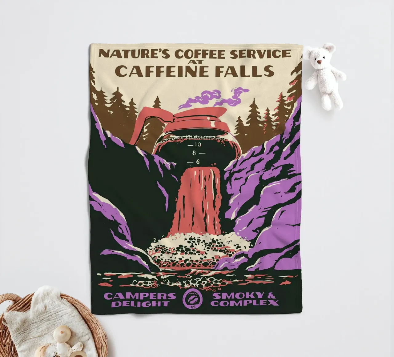 Cadute di caffeina coperta in pile da Benjamin Pelletier