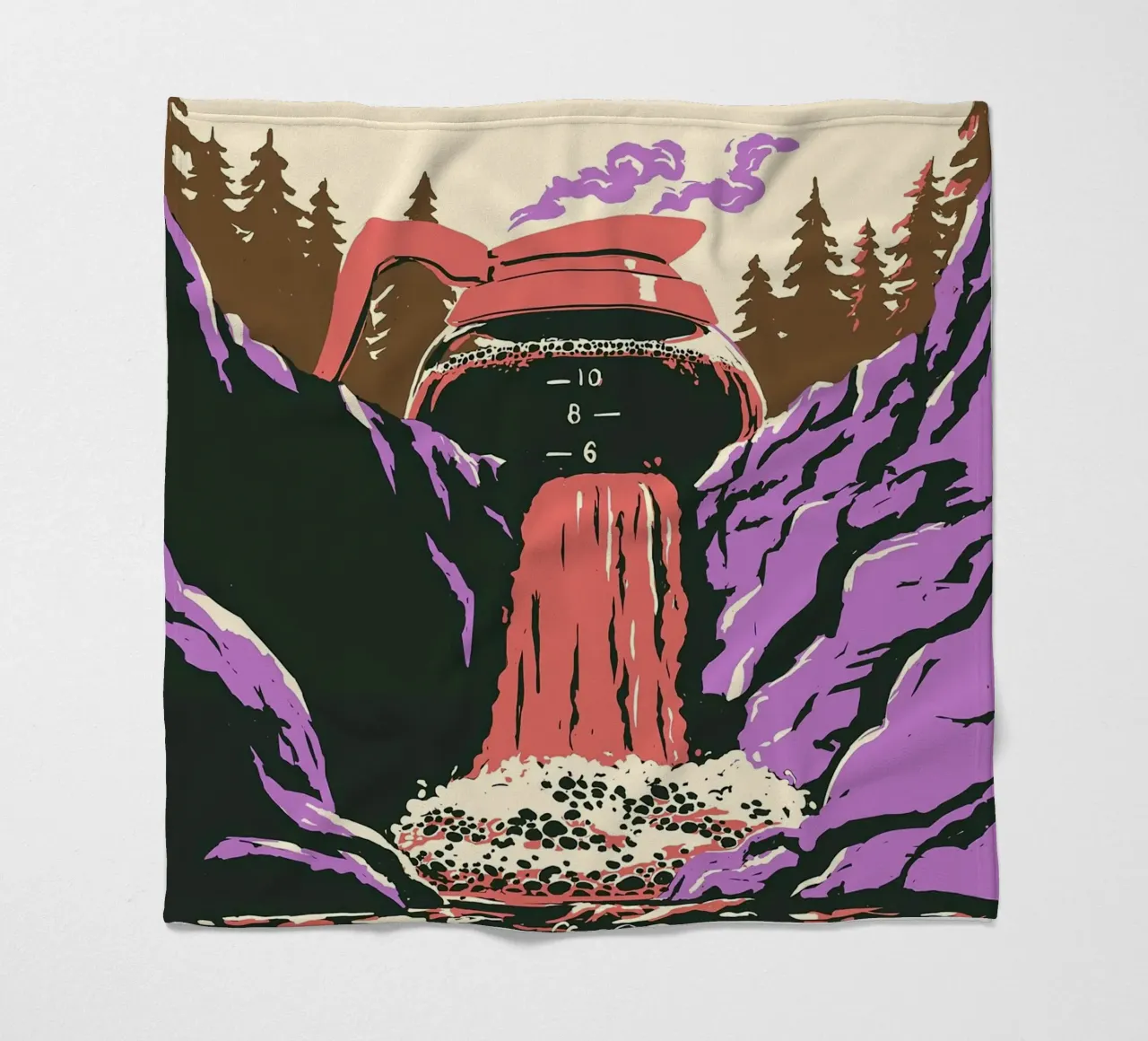 Cadute di caffeina coperta in pile da Benjamin Pelletier