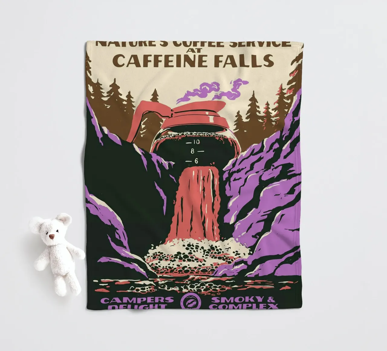 Cadute di caffeina coperta in pile da Benjamin Pelletier