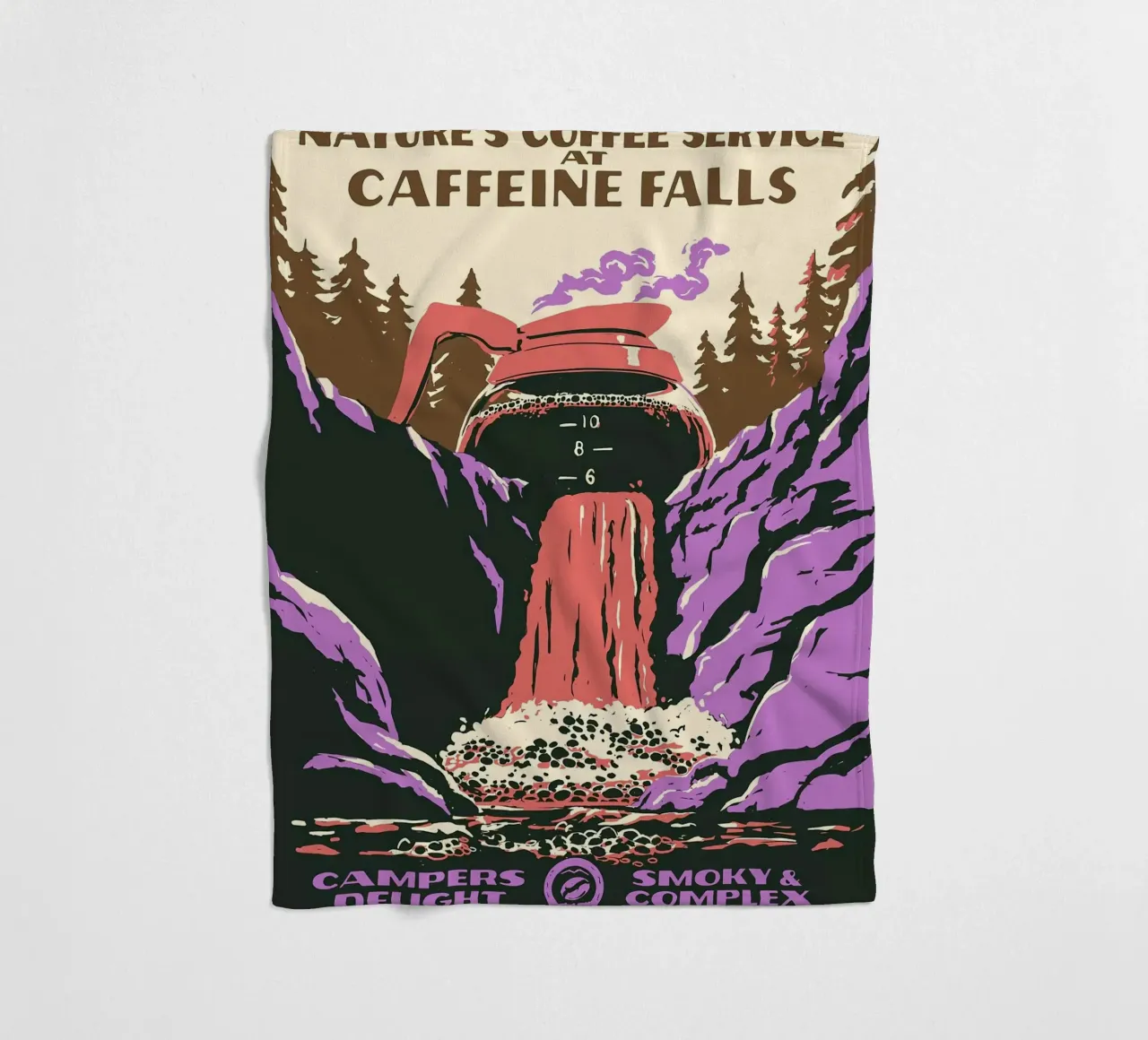 Cadute di caffeina coperta in pile da Benjamin Pelletier