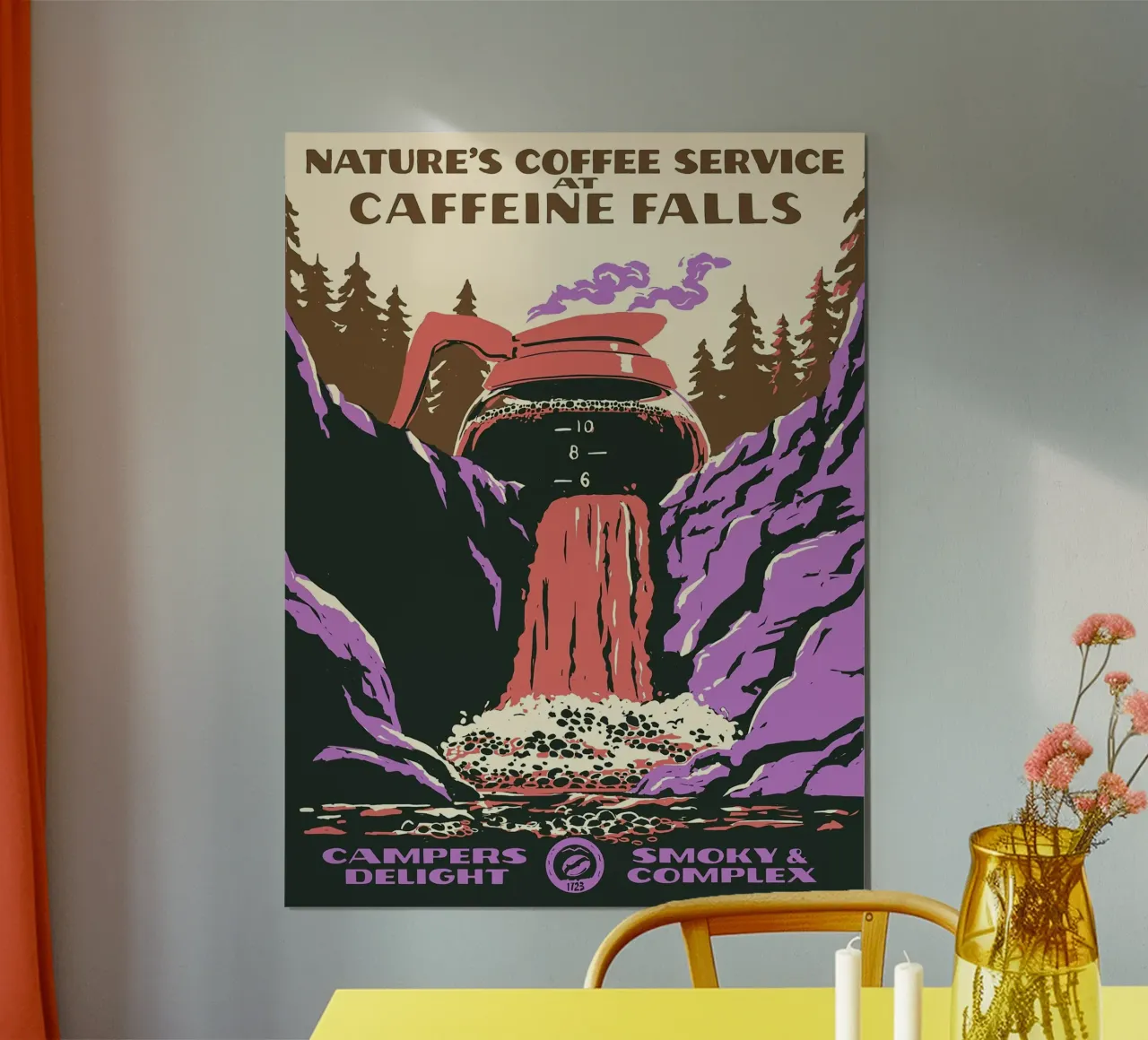 Cadute di caffeina carta hahnemühle da Benjamin Pelletier