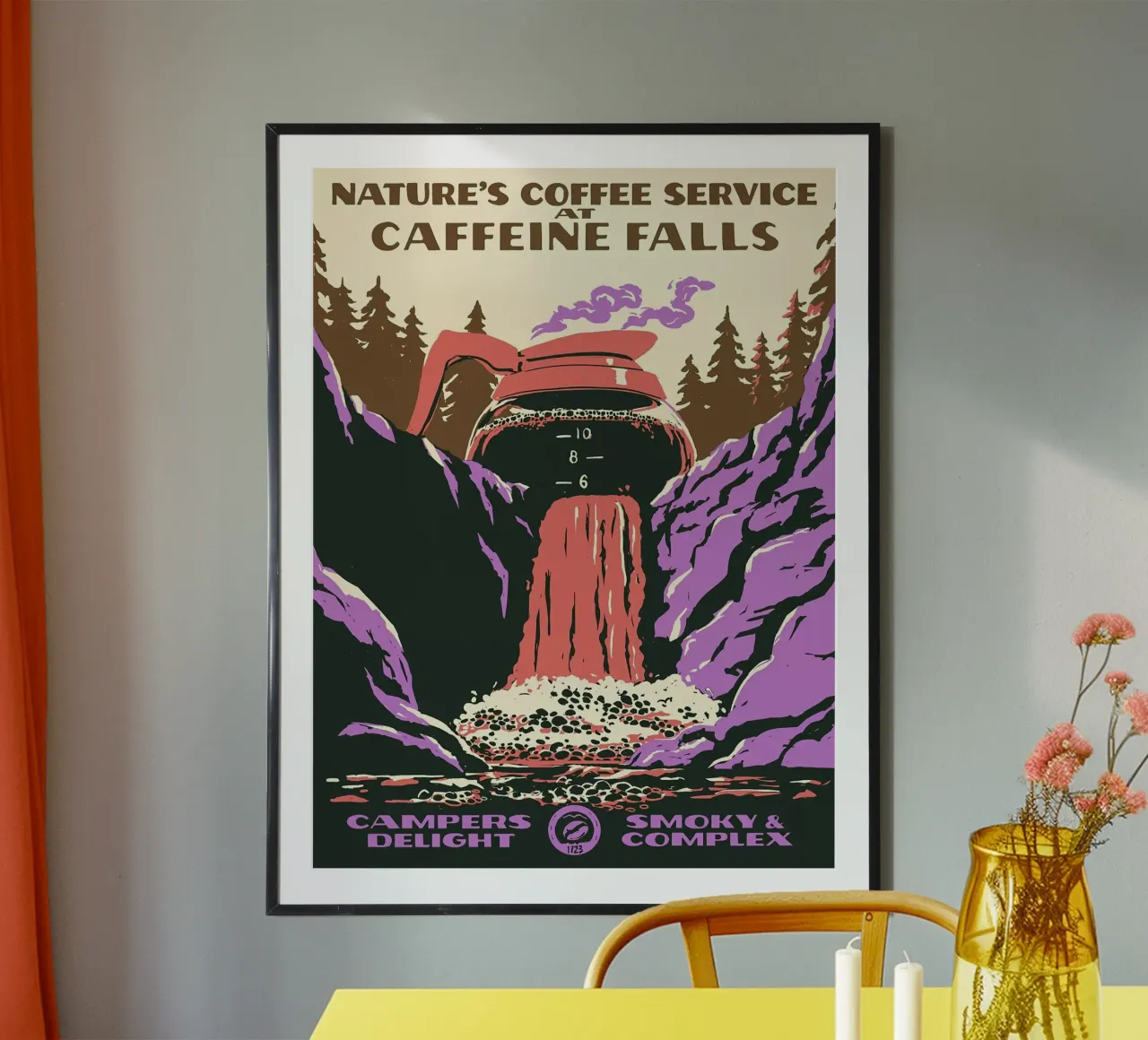 Cadute di caffeina carta hahnemühle da Benjamin Pelletier