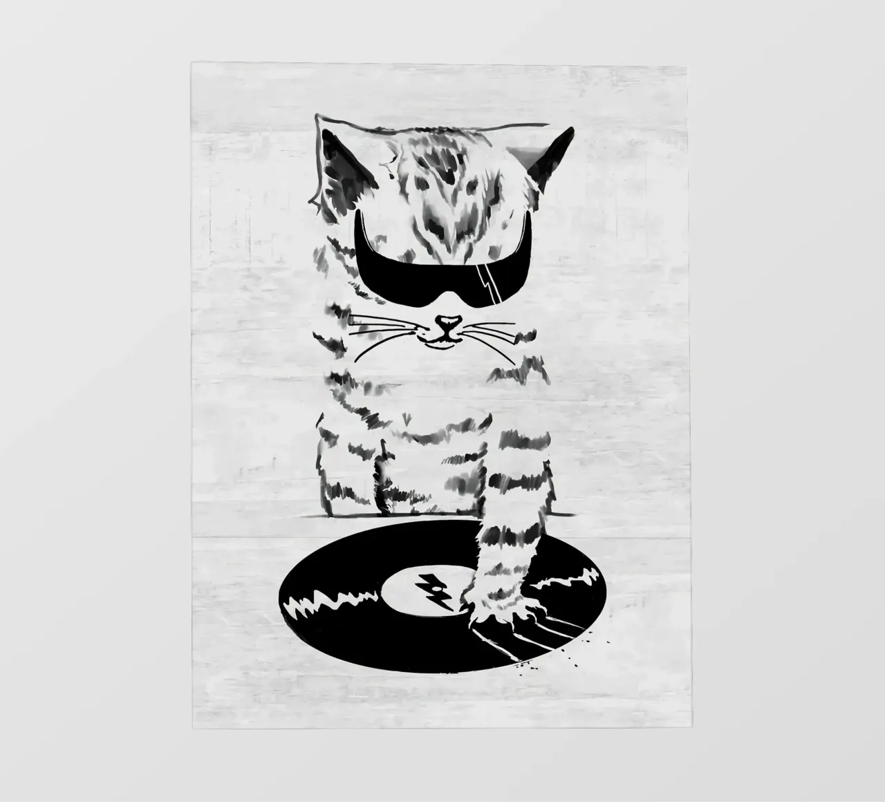 DJ Scratch telo in pvc da Benjamin Pelletier