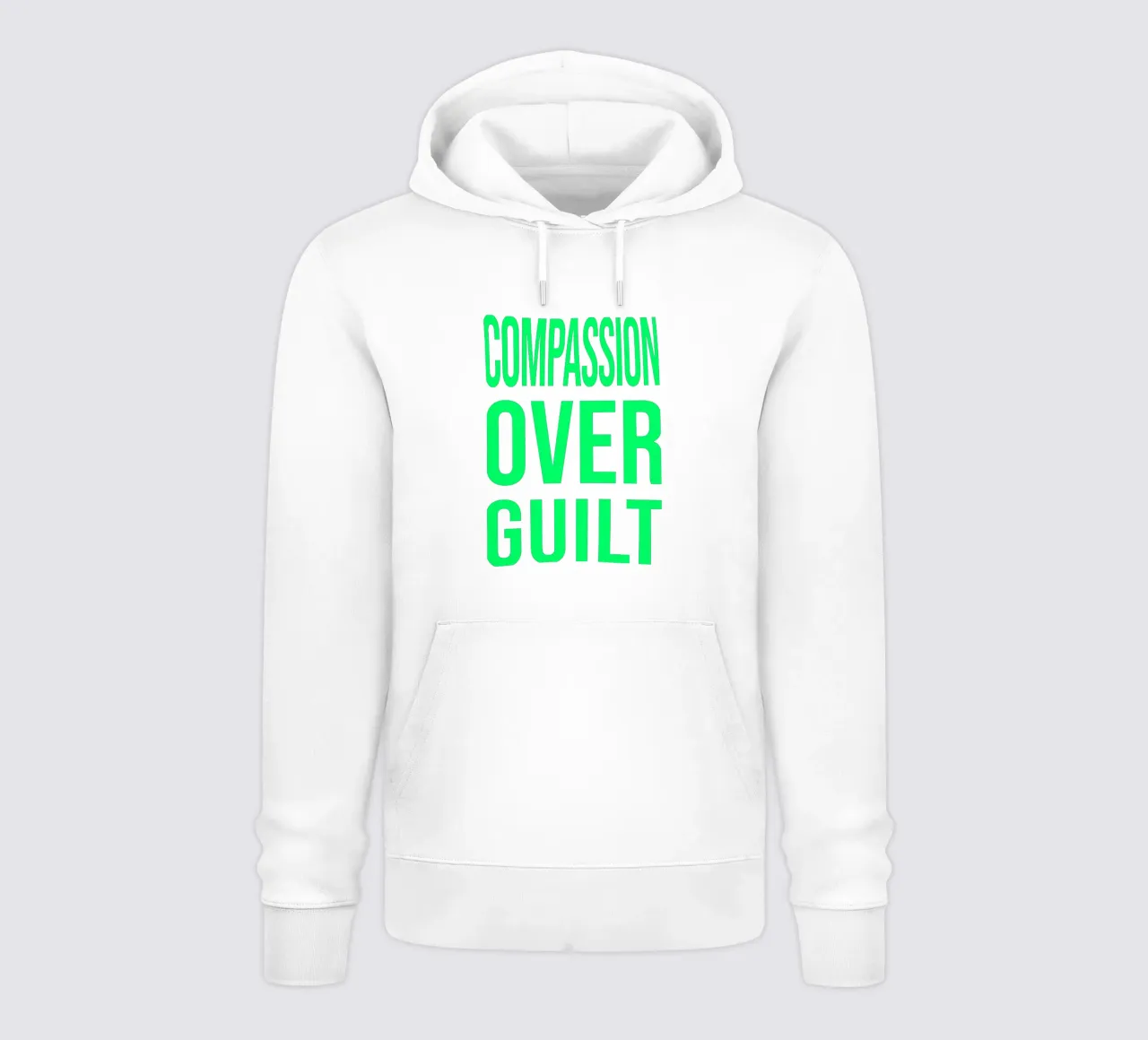 OVER Series- bold letters, brave values (5 colors) felpa con cappuccio da OVER SERIES