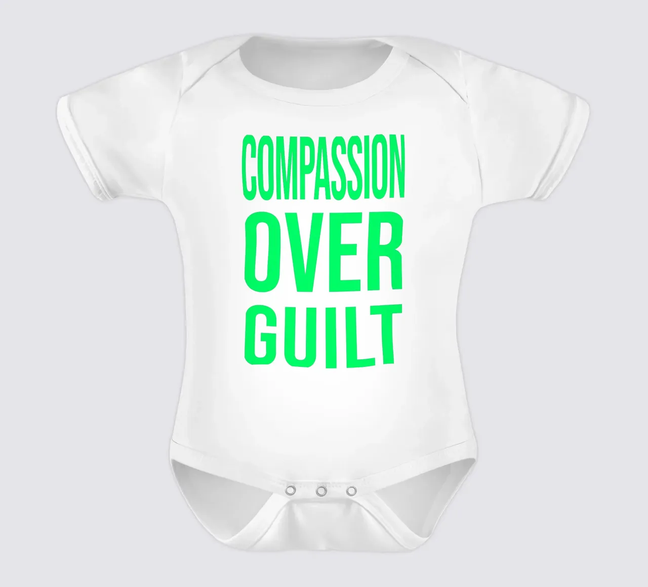 OVER Series- bold letters, brave values (5 colors) body neonato maniche corte da OVER SERIES