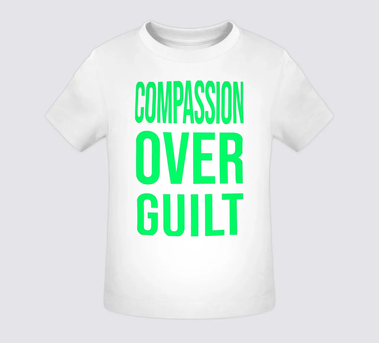 OVER Series- bold letters, brave values (5 colors) maglietta neonato da OVER SERIES