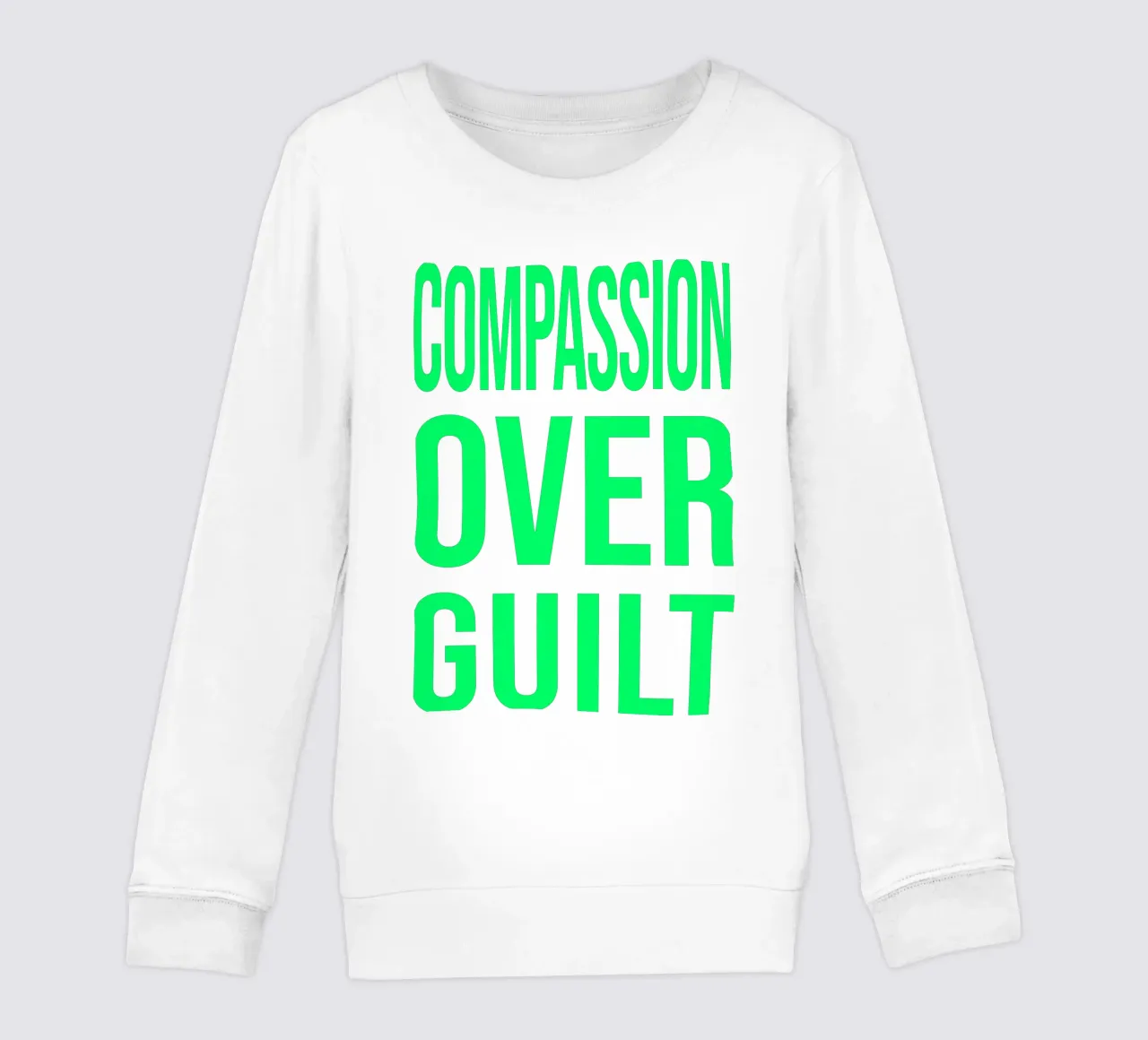 OVER Series- bold letters, brave values (5 colors) felpa bambino da OVER SERIES