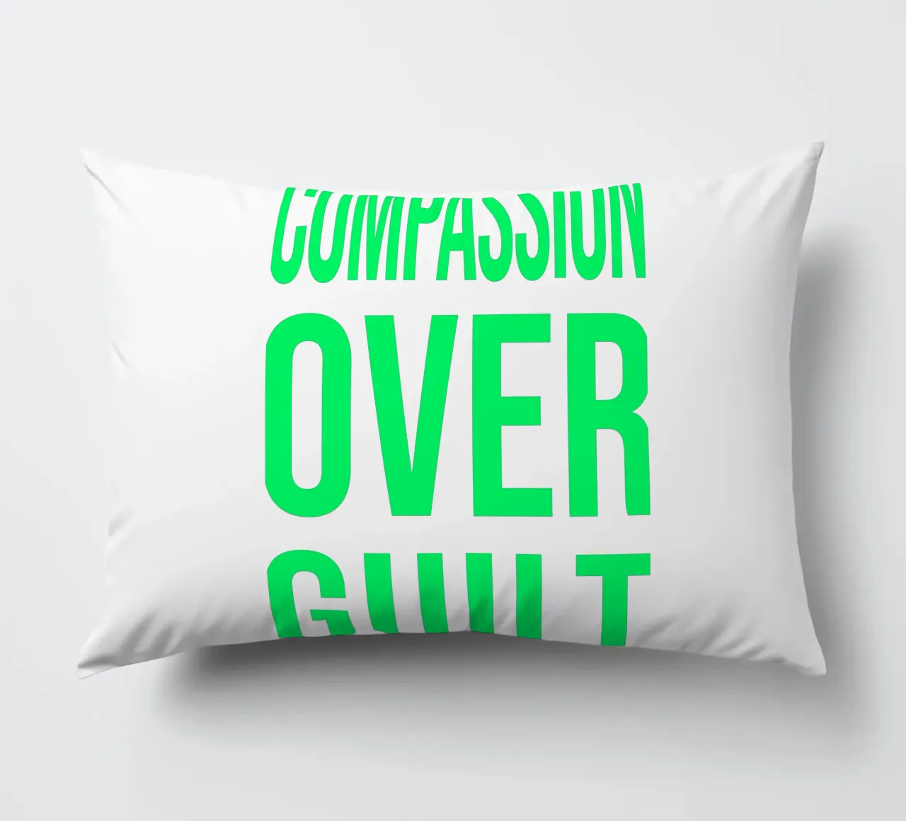 OVER Series- bold letters, brave values (5 colors) cuscino da OVER SERIES
