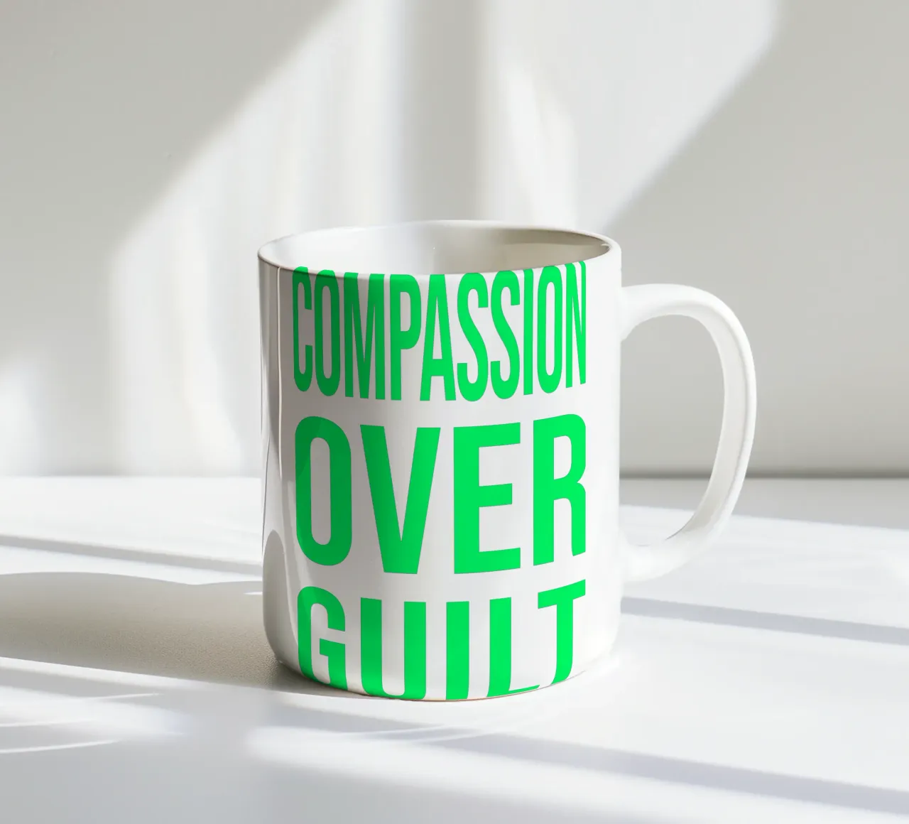 OVER Series- bold letters, brave values (5 colors) tazza in ceramica da OVER SERIES