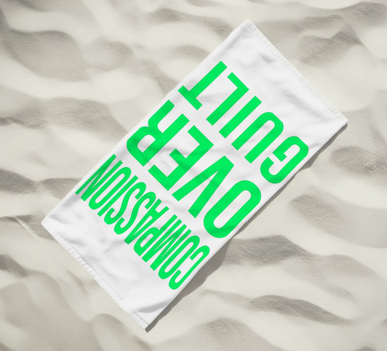 OVER Series- bold letters, brave values (5 colors) telo mare da OVER SERIES