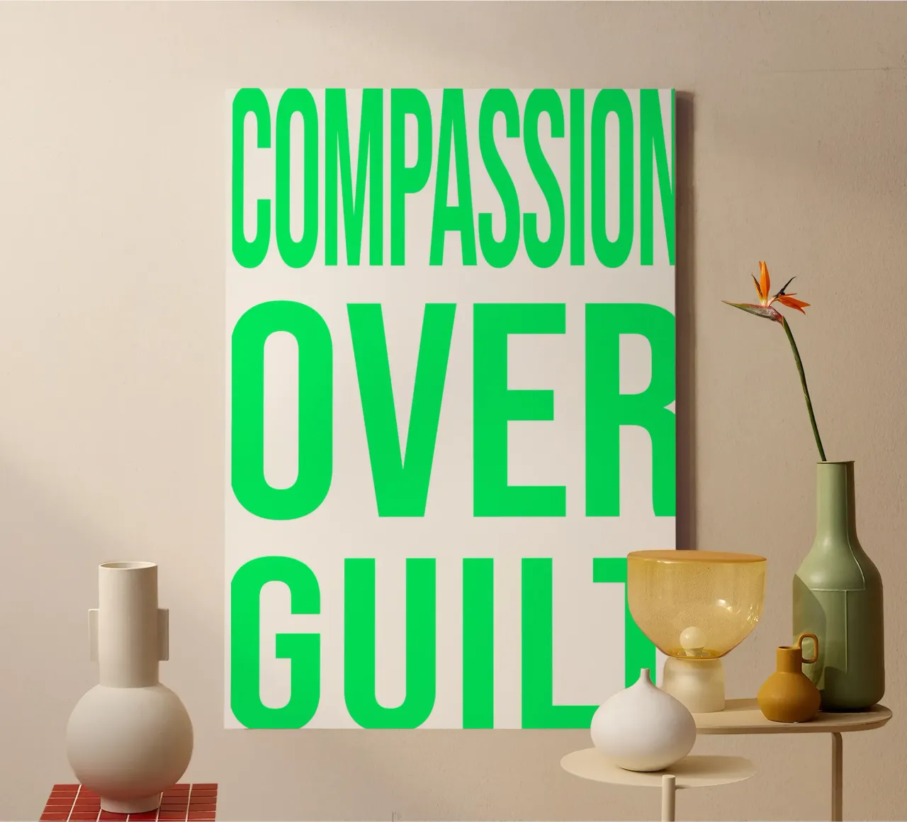 OVER Series- bold letters, brave values (5 colors) tela da OVER SERIES