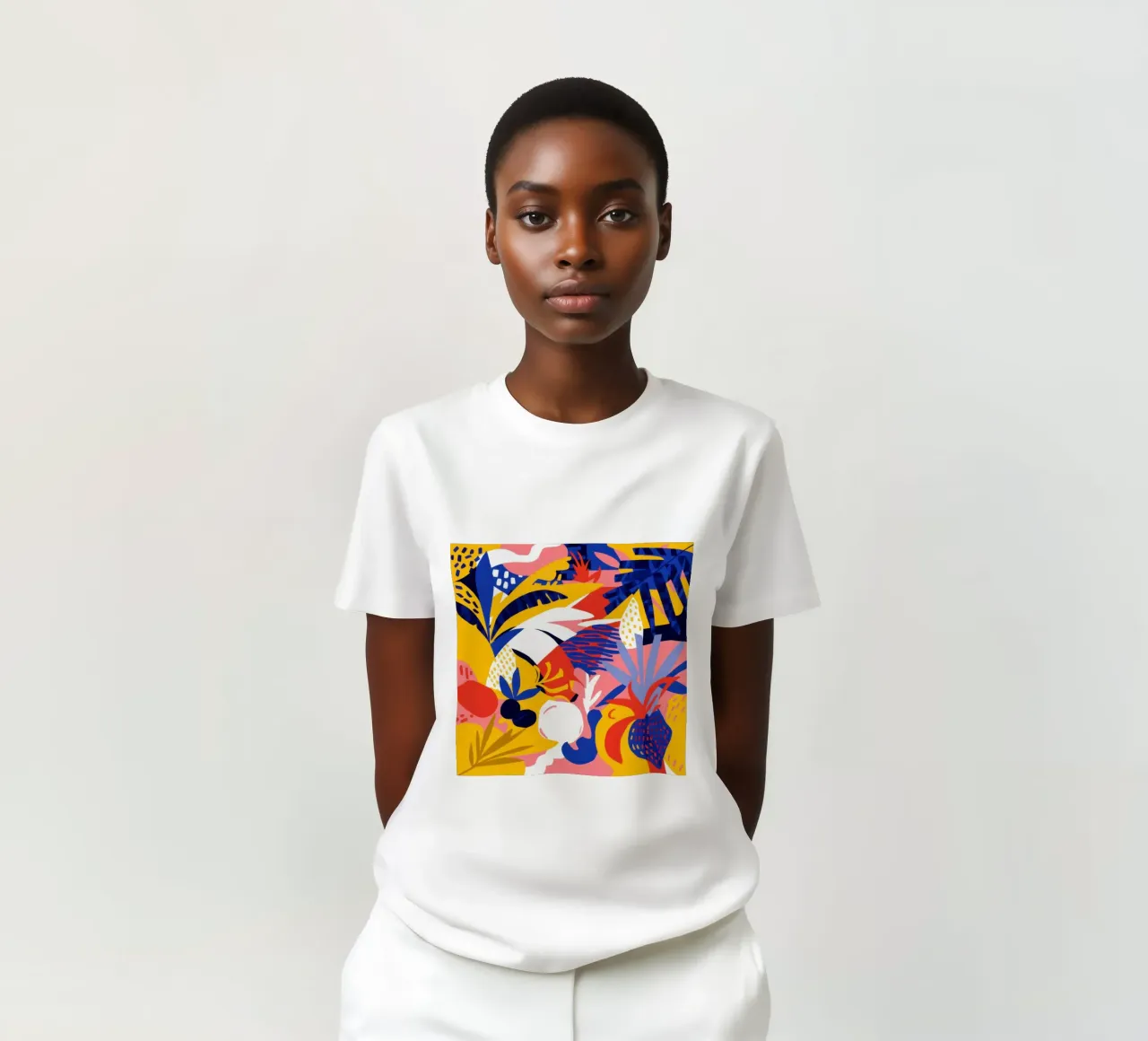 Paesaggio astratto primordiale t-shirt da Absca Gallery
