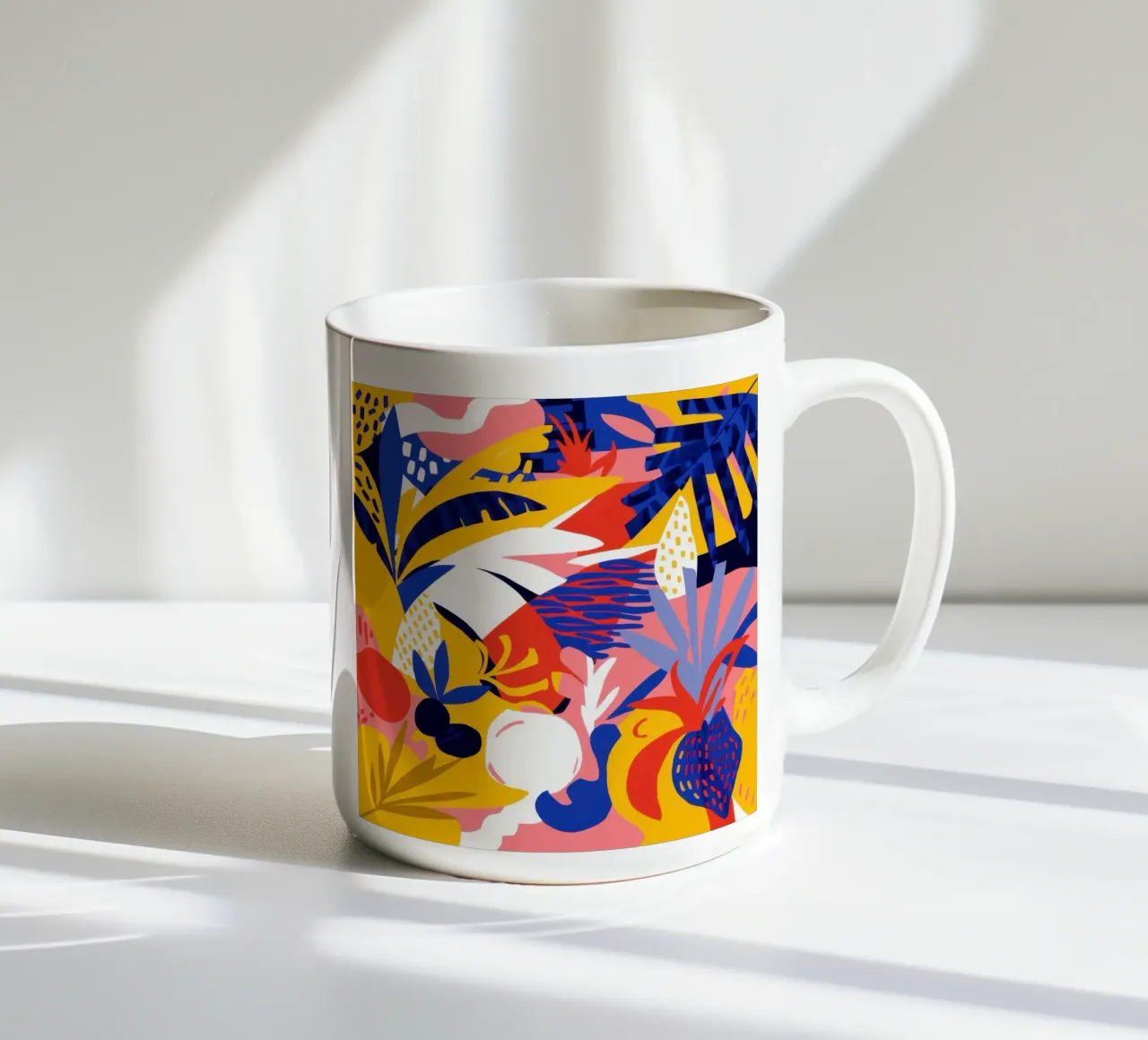 Paesaggio astratto primordiale tazza in ceramica da Absca Gallery