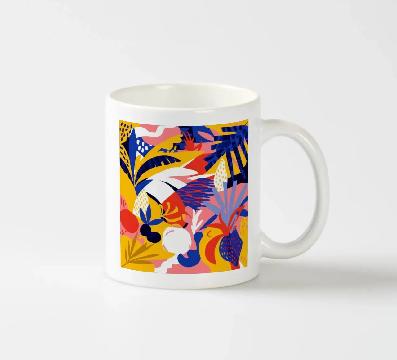 Paesaggio astratto primordiale tazza in ceramica da Absca Gallery