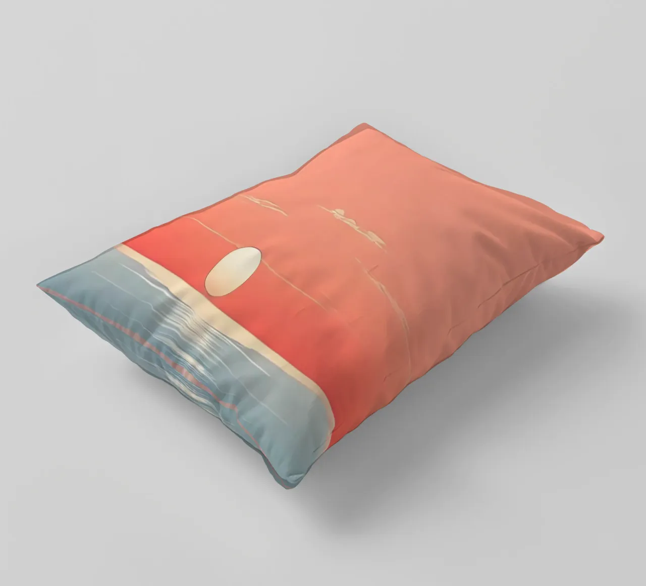 Tramonto sereno cuscino da Artistic-shop