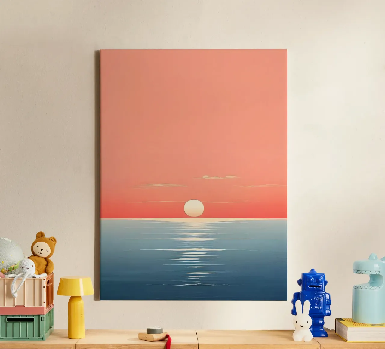 Serene Sunset canvas by Artistic-shop