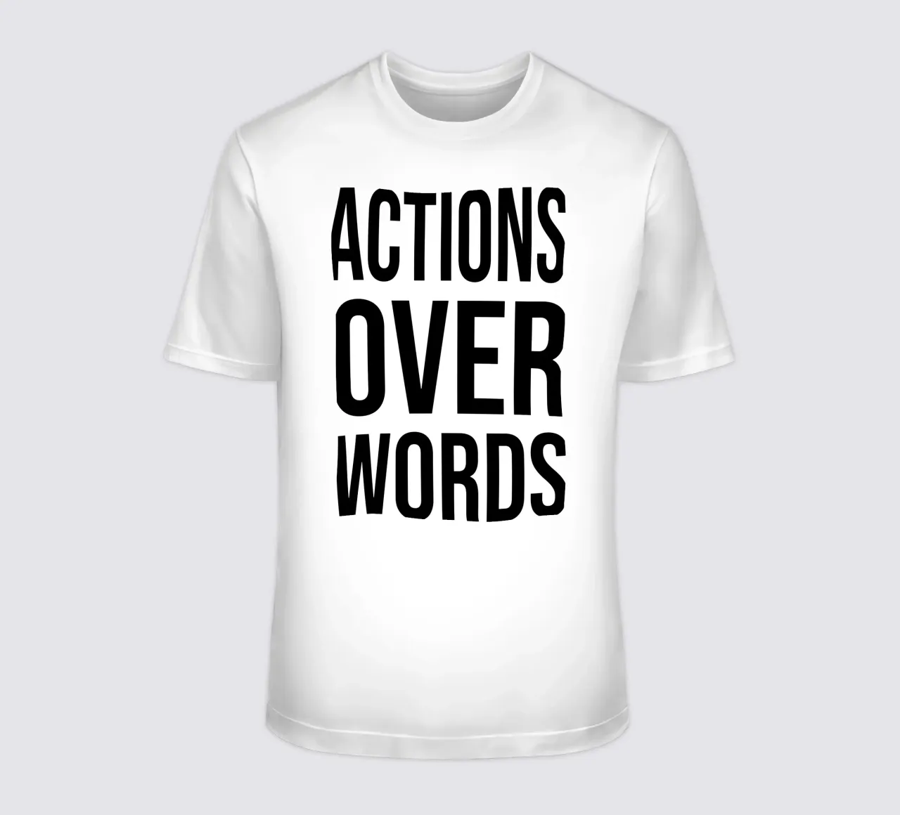 OVER Series- bold letters, brave values (5 colors) t-shirt da OVER SERIES