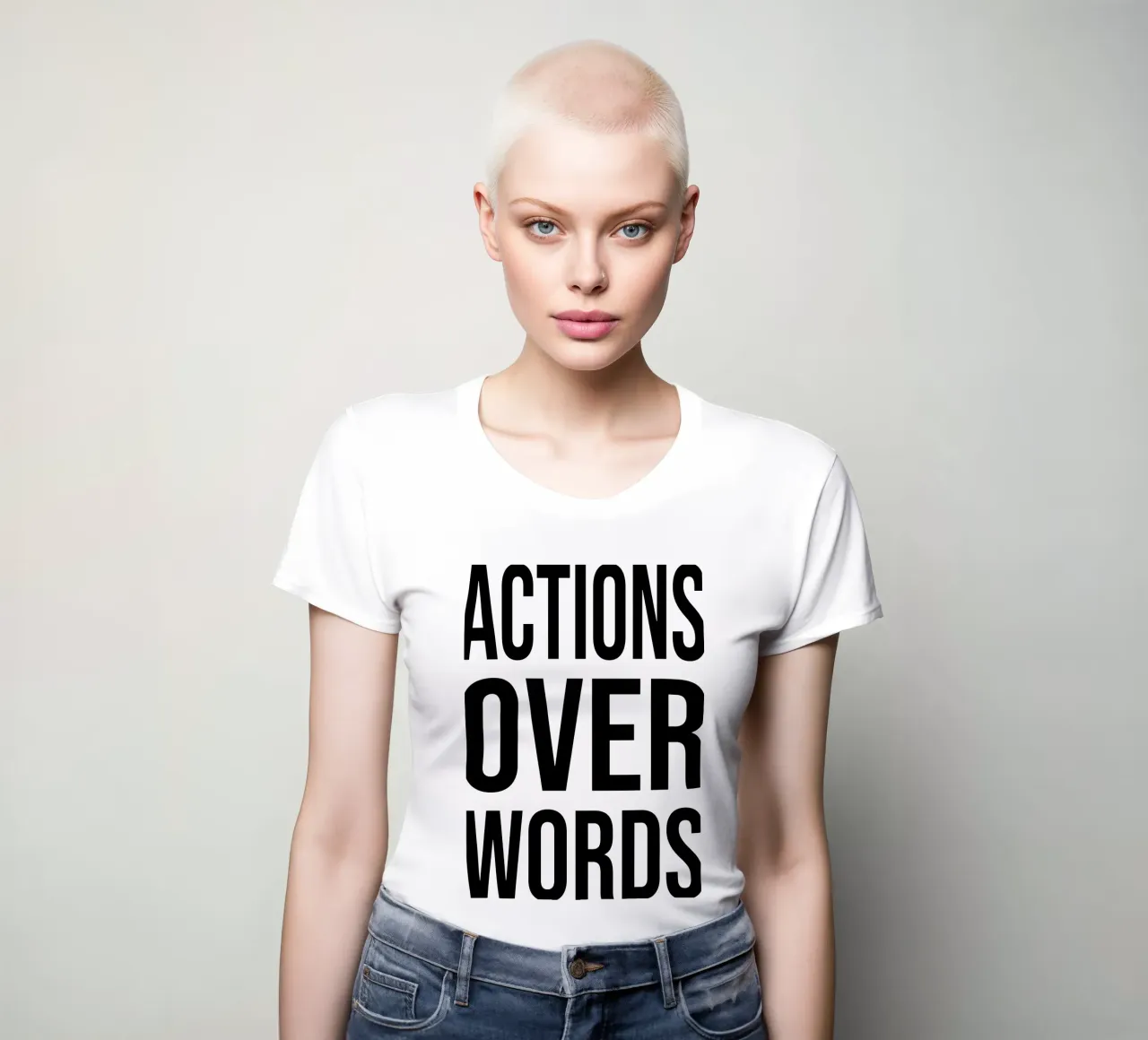 OVER Series- actions over words (5 colors) t-shirt da donna da OVER SERIES