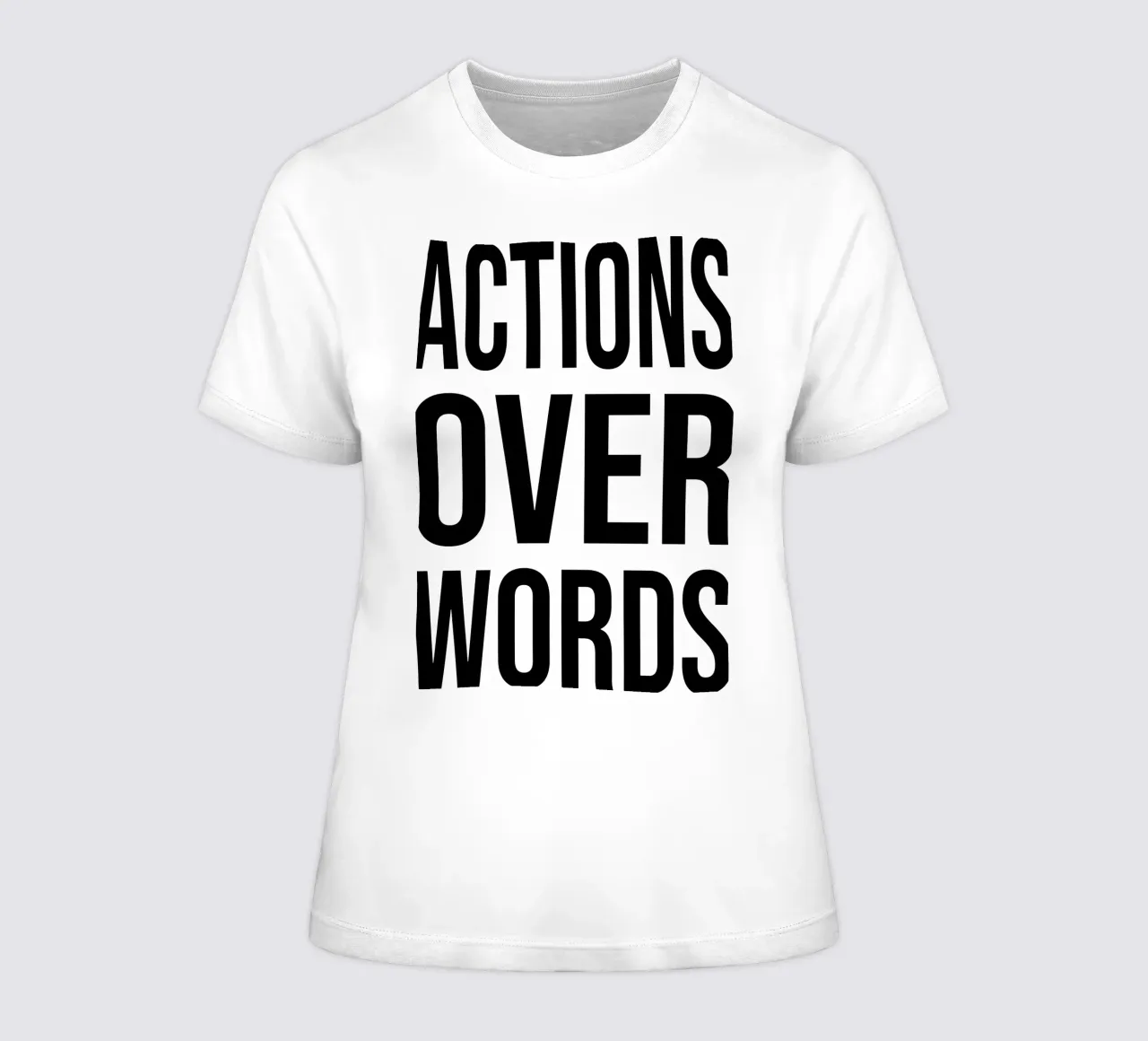 OVER Series- actions over words (5 colors) t-shirt da donna da OVER SERIES