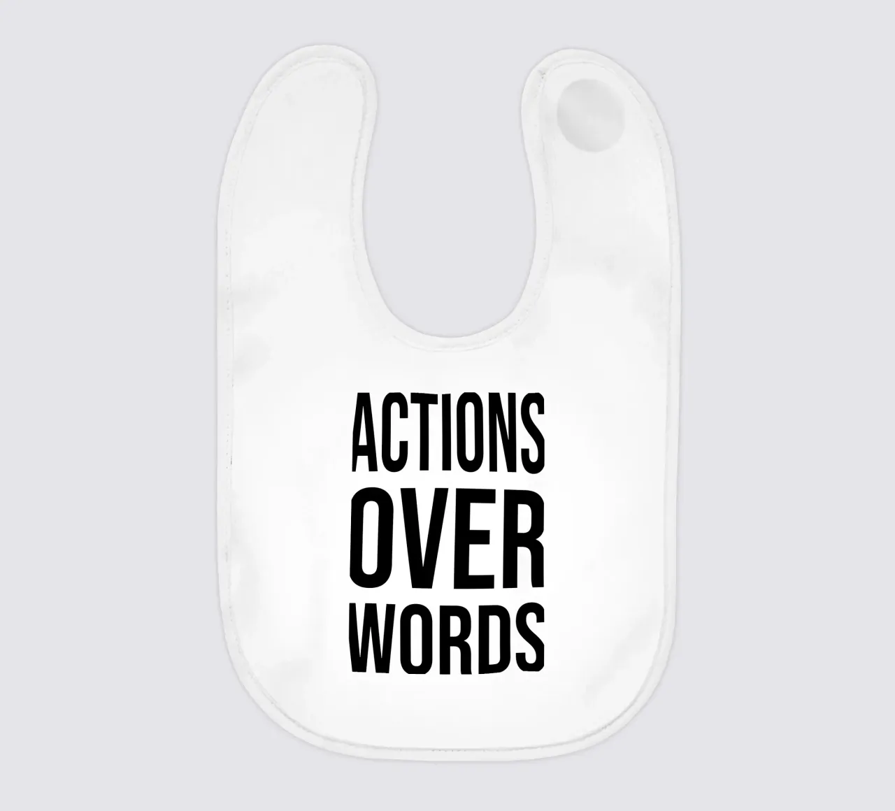 OVER Series- bold letters, brave values (5 colors) bavaglino da OVER SERIES