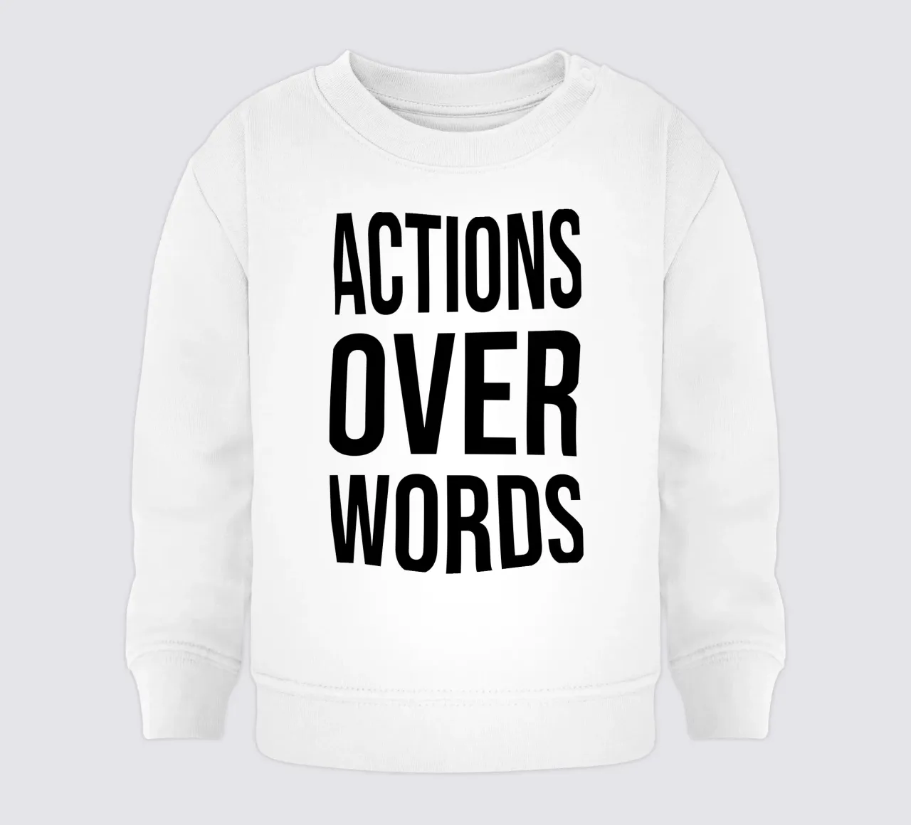 OVER Series- bold letters, brave values (5 colors) felpa neonato da OVER SERIES